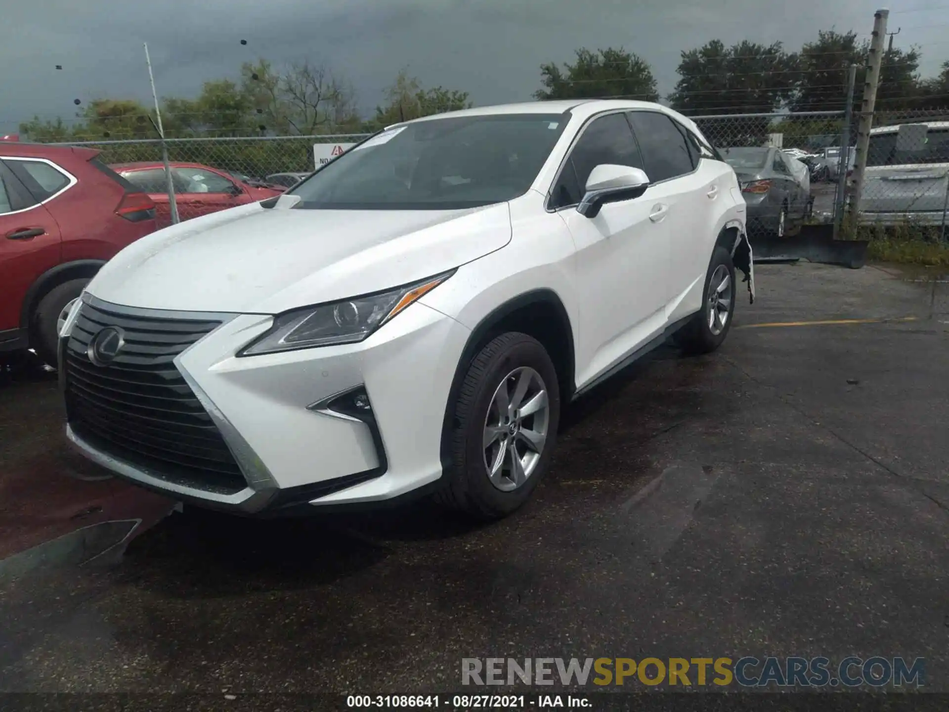 2 Photograph of a damaged car 2T2ZZMCA6KC135898 LEXUS RX 2019