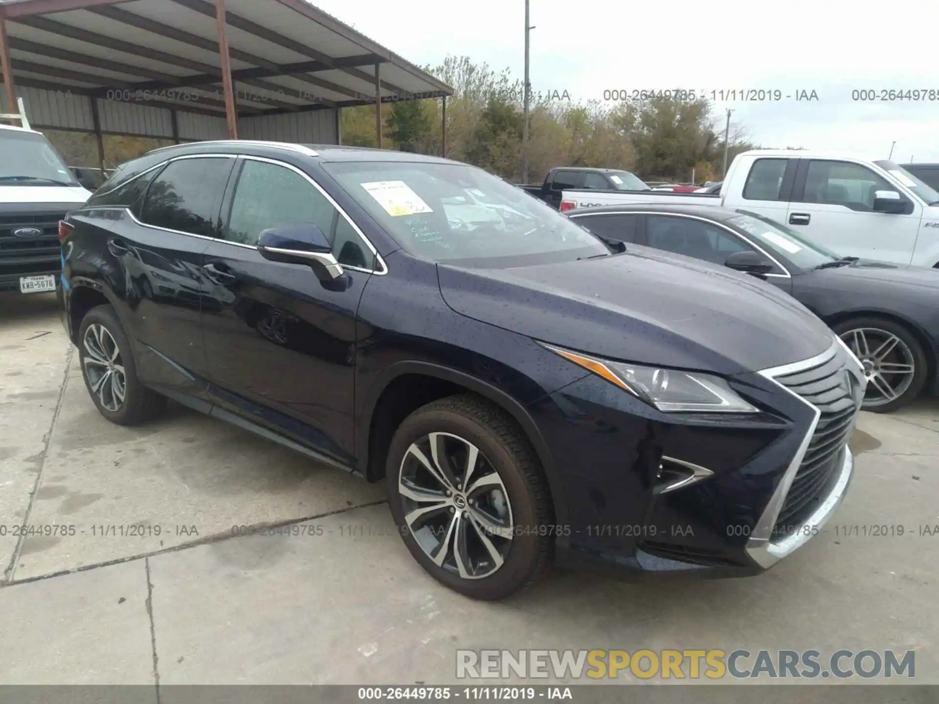 1 Photograph of a damaged car 2T2ZZMCA6KC137585 LEXUS RX 2019