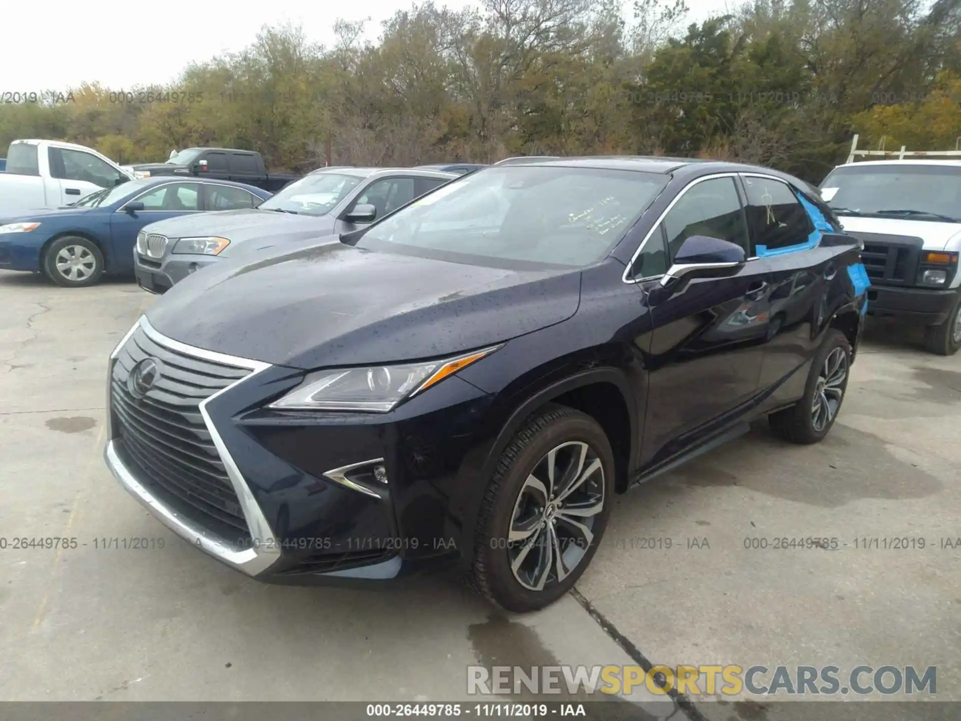 2 Photograph of a damaged car 2T2ZZMCA6KC137585 LEXUS RX 2019