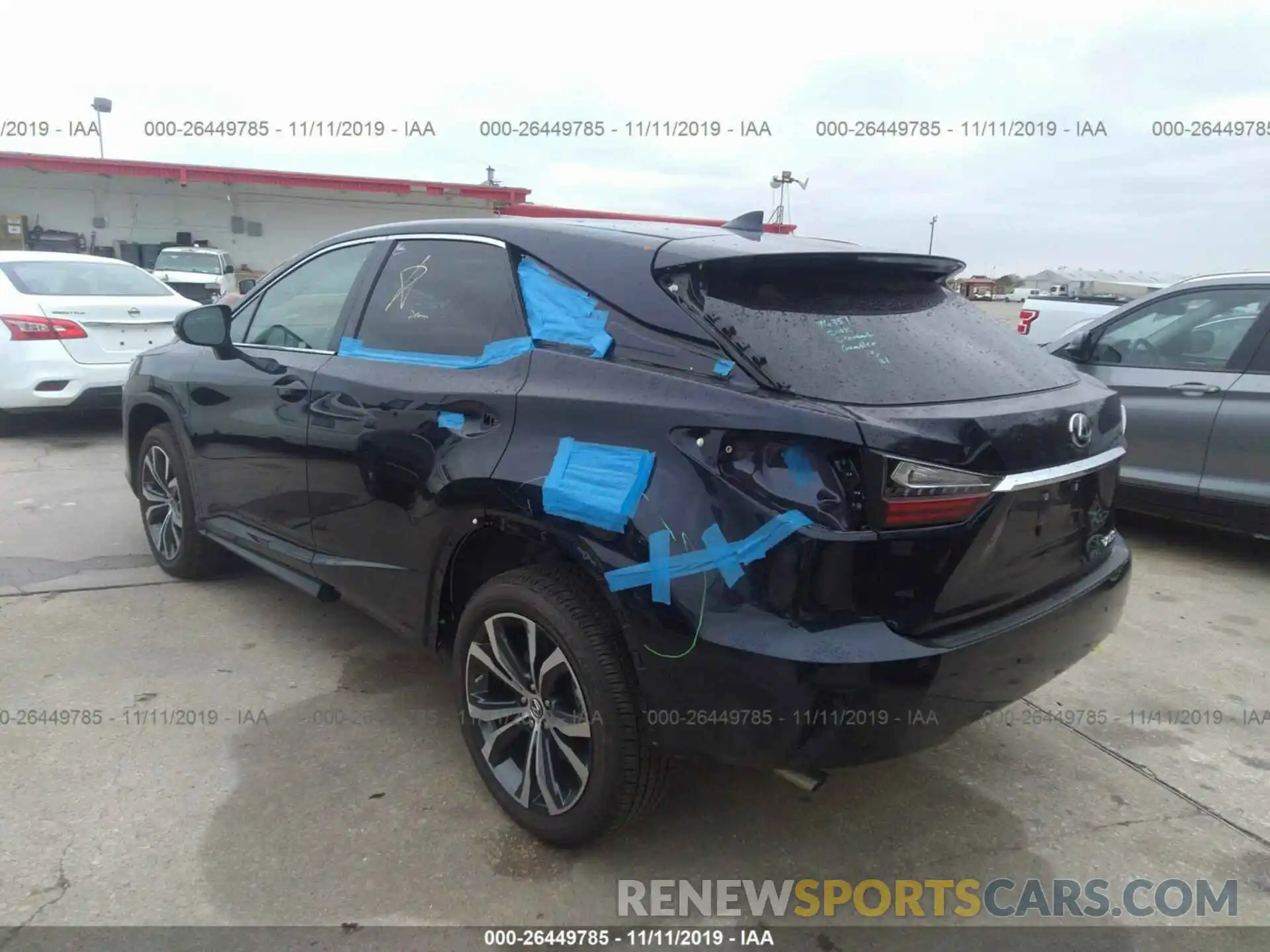 3 Photograph of a damaged car 2T2ZZMCA6KC137585 LEXUS RX 2019