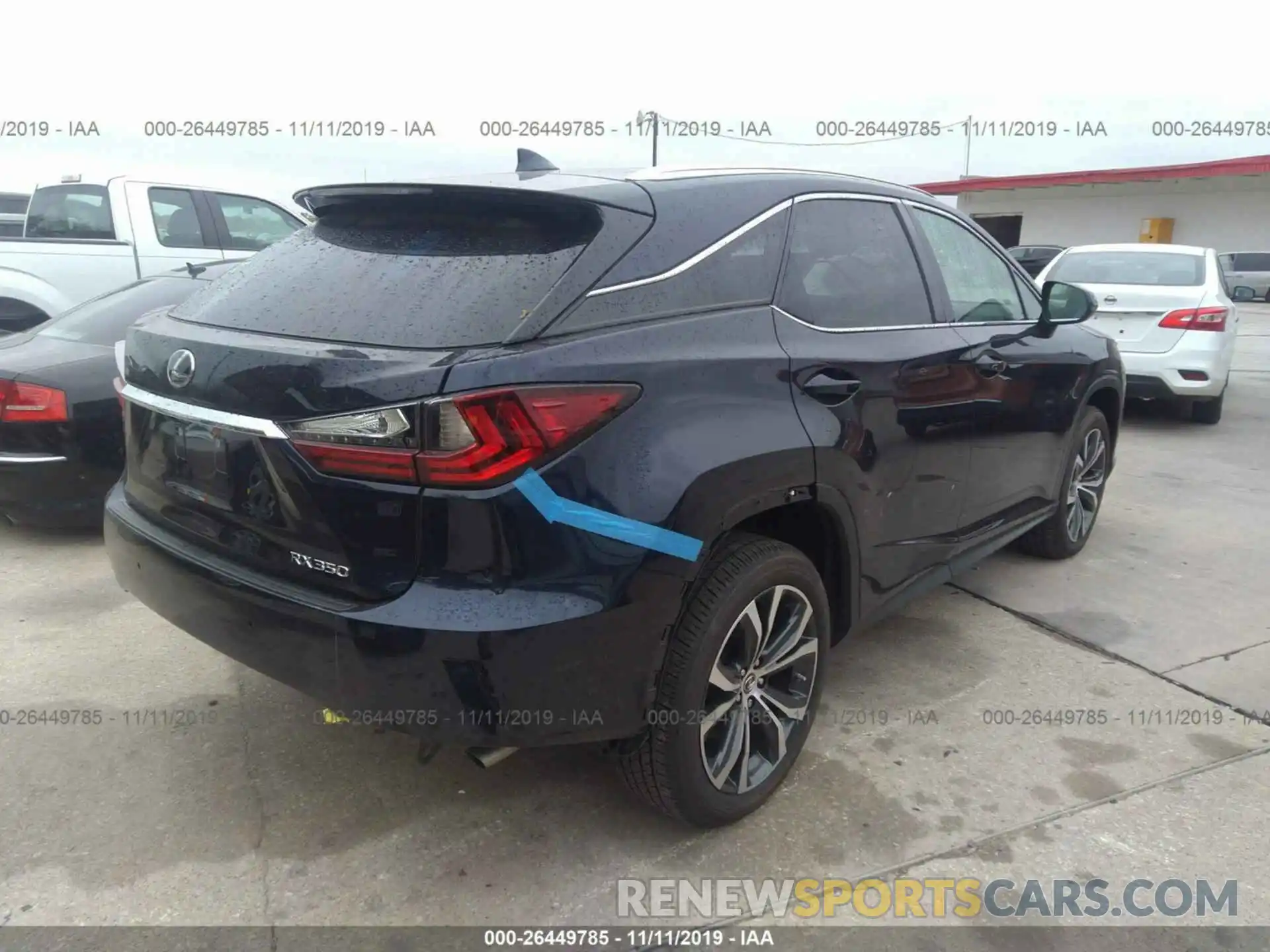 4 Photograph of a damaged car 2T2ZZMCA6KC137585 LEXUS RX 2019