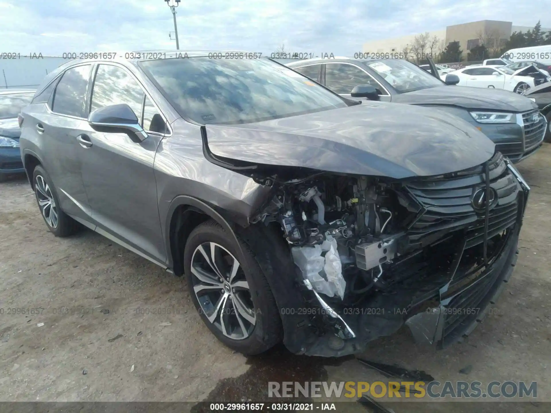 1 Photograph of a damaged car 2T2ZZMCA6KC144178 LEXUS RX 2019