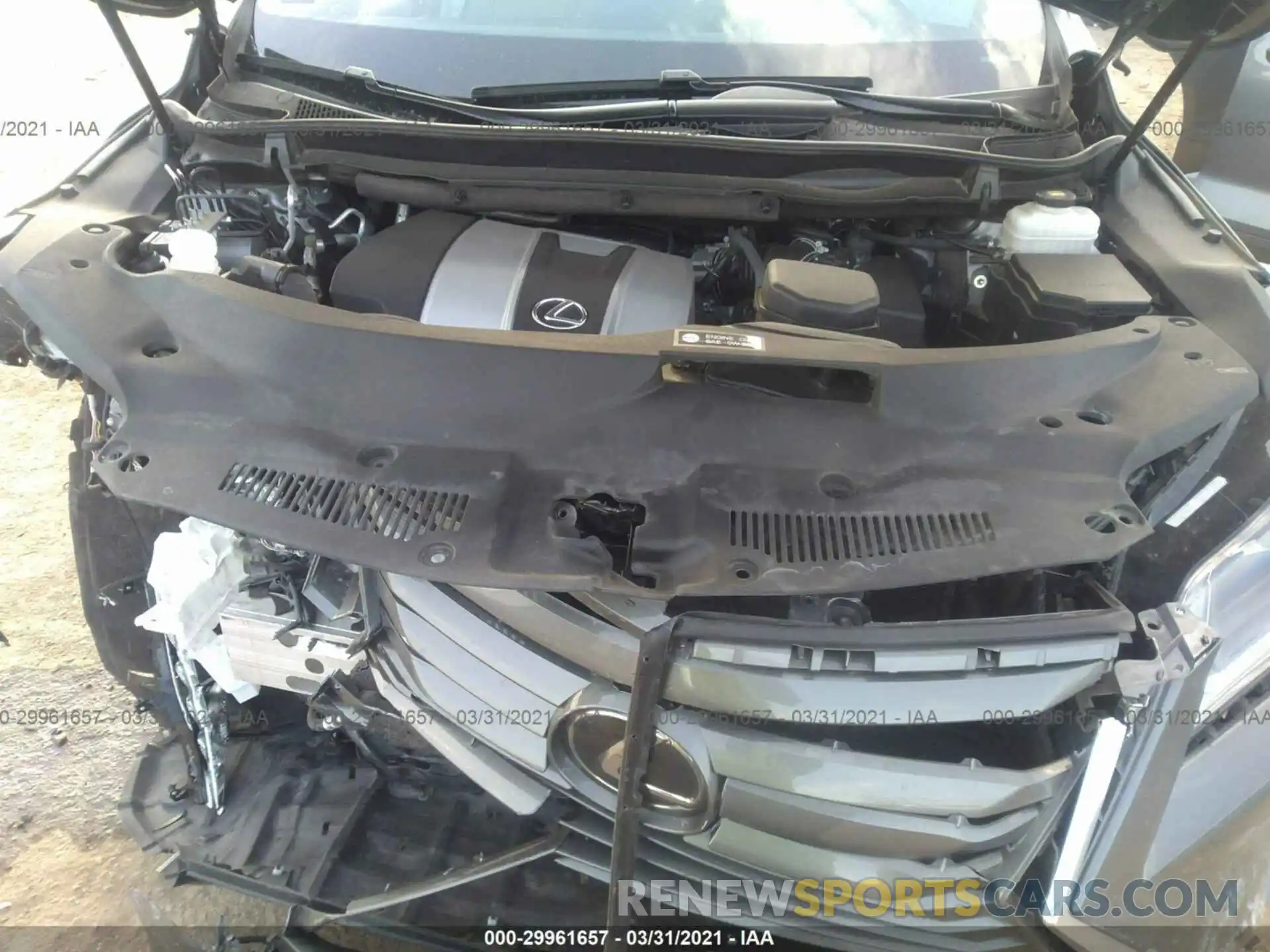 10 Photograph of a damaged car 2T2ZZMCA6KC144178 LEXUS RX 2019