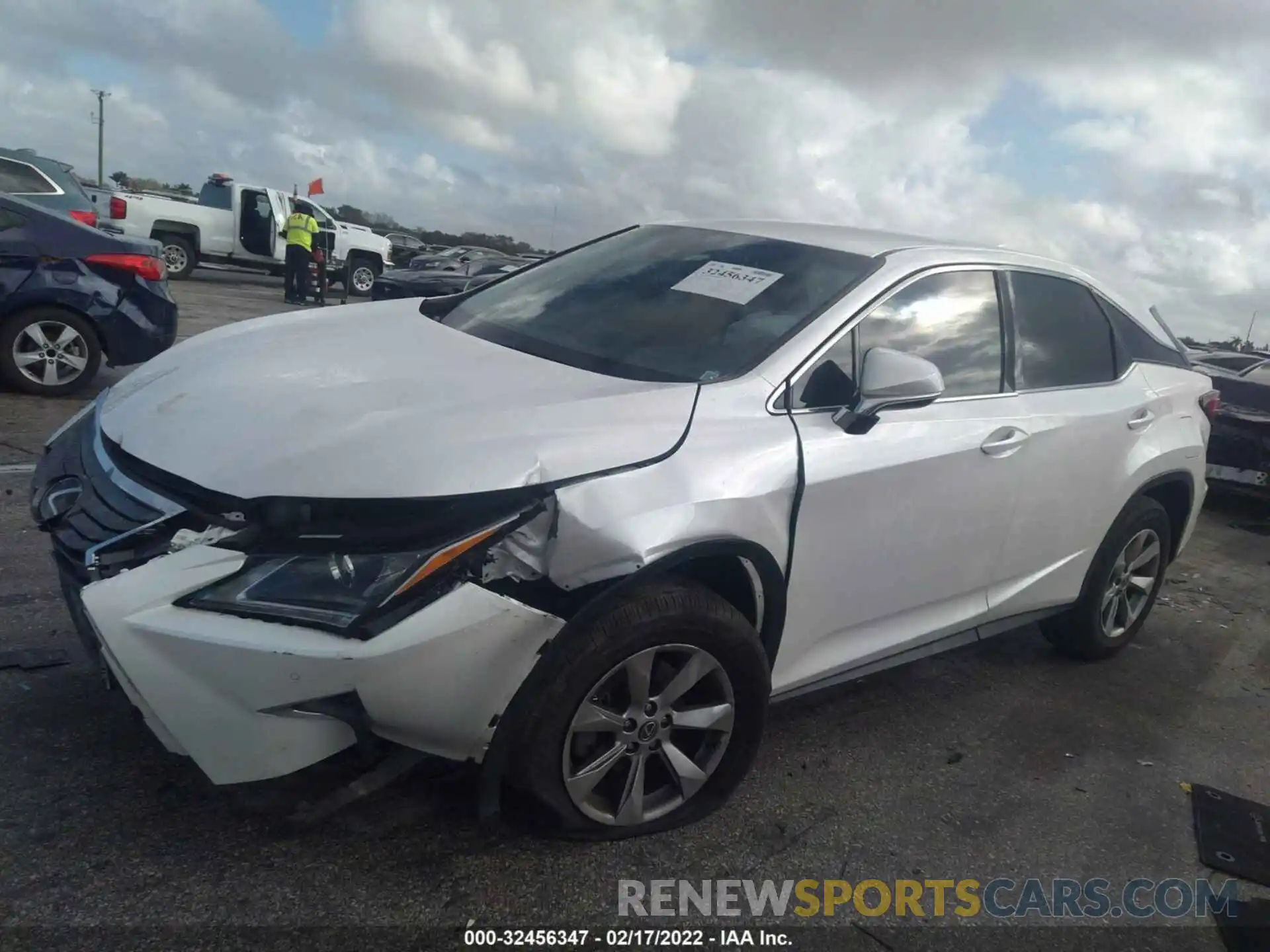 2 Photograph of a damaged car 2T2ZZMCA7KC119287 LEXUS RX 2019