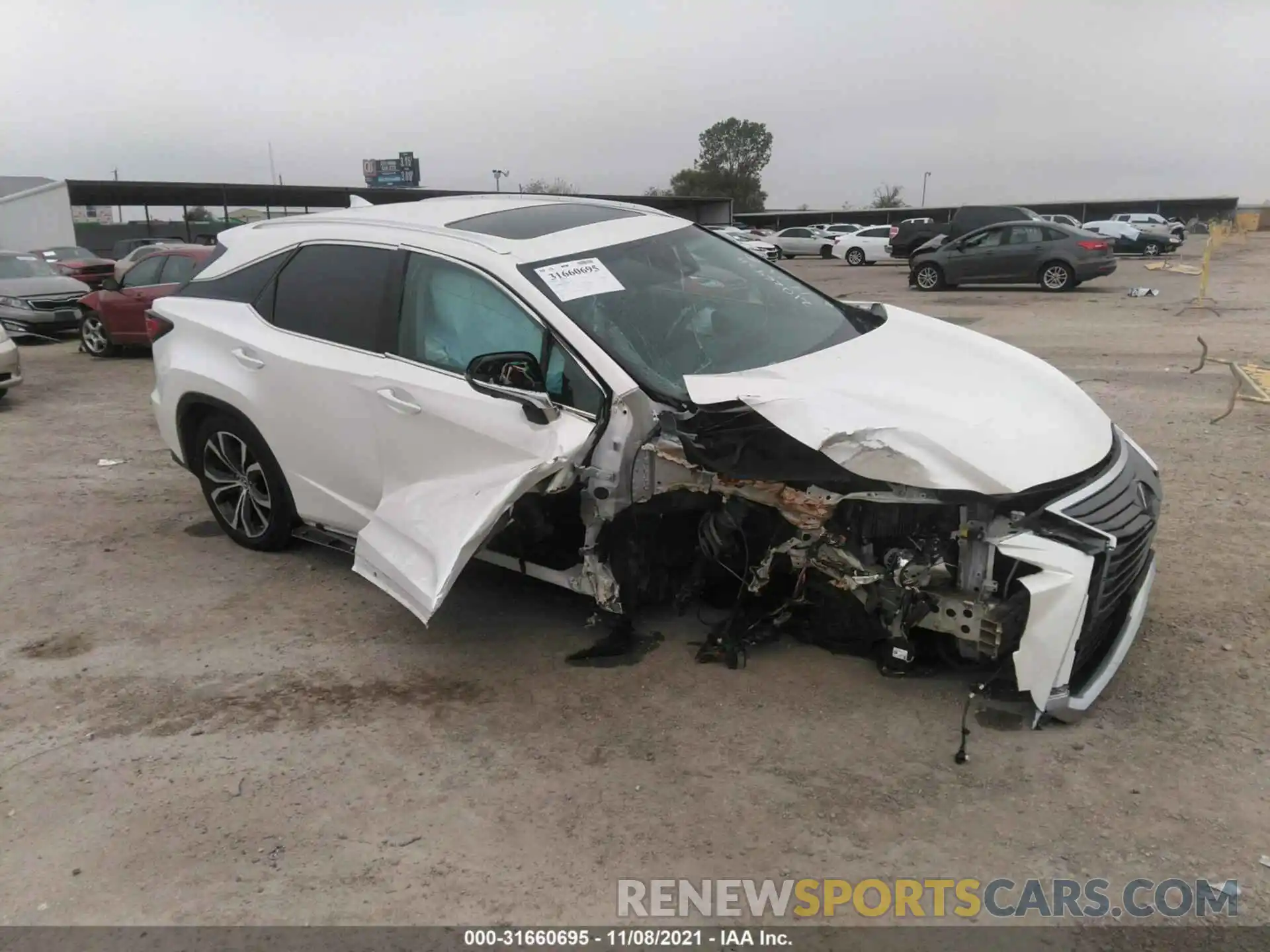 1 Photograph of a damaged car 2T2ZZMCA7KC120701 LEXUS RX 2019