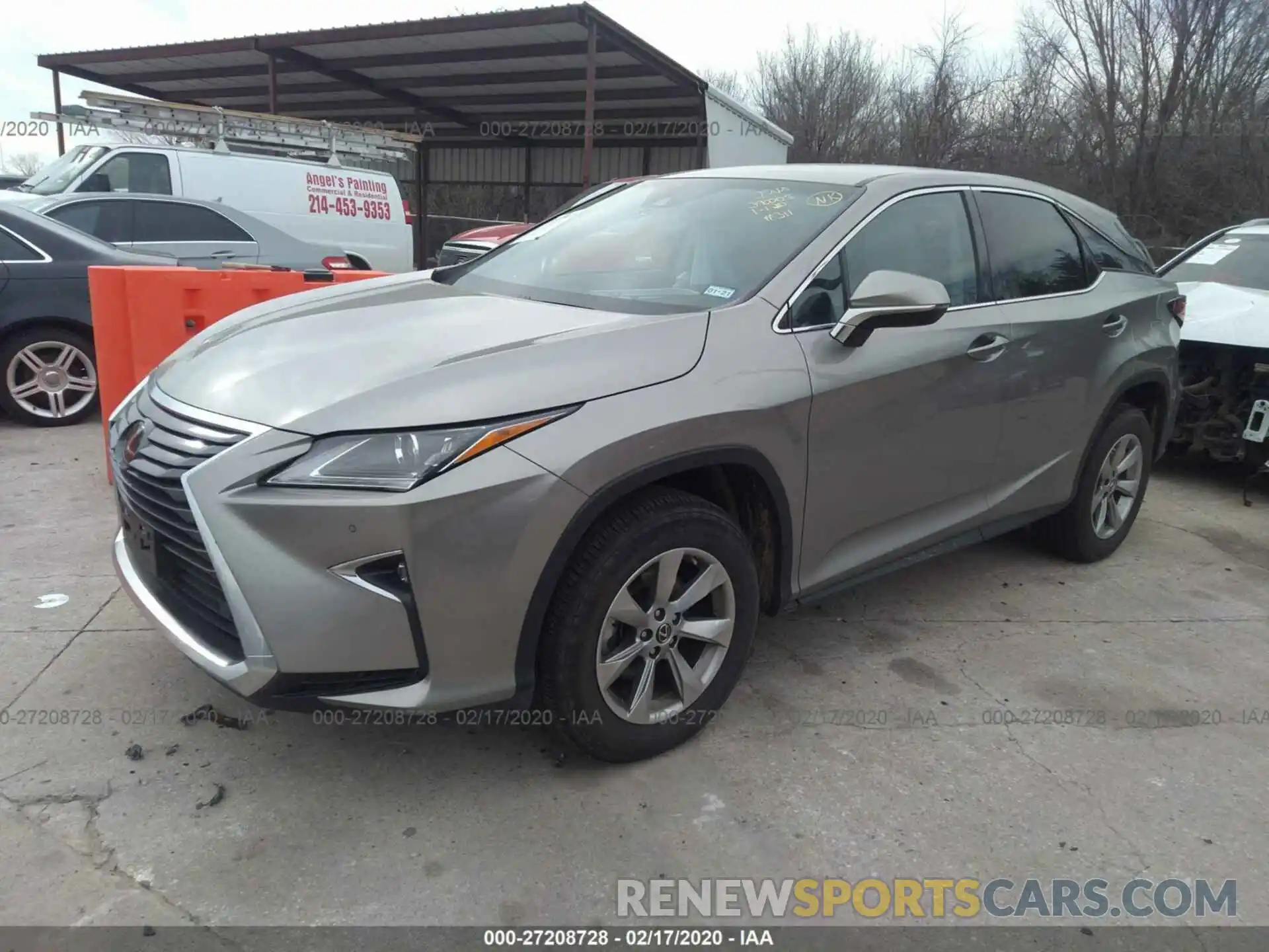 2 Photograph of a damaged car 2T2ZZMCA7KC129060 LEXUS RX 2019