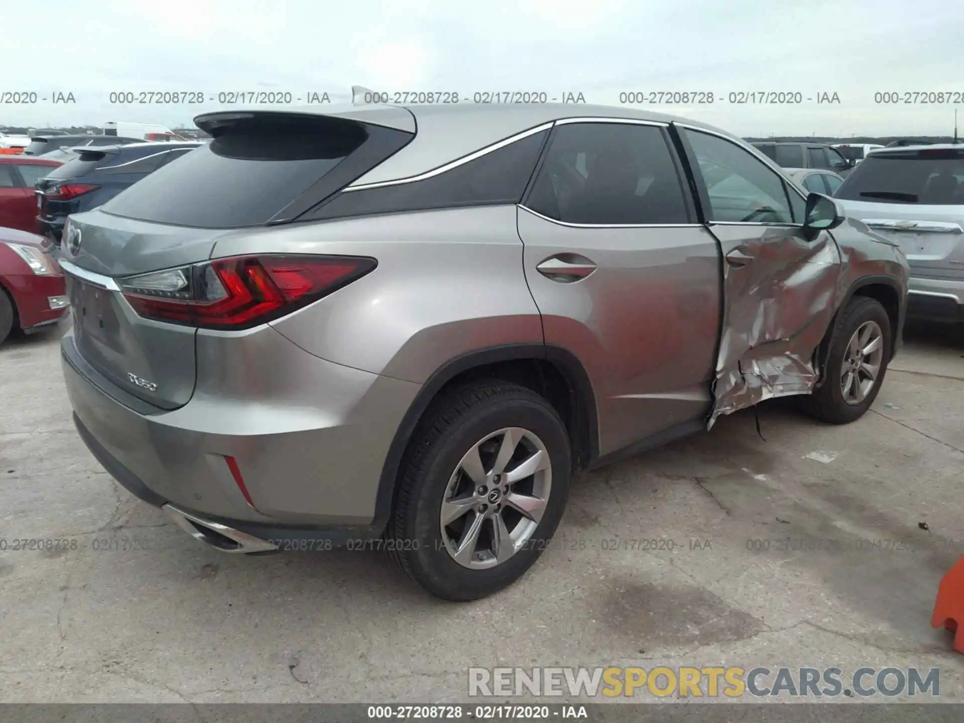 4 Photograph of a damaged car 2T2ZZMCA7KC129060 LEXUS RX 2019