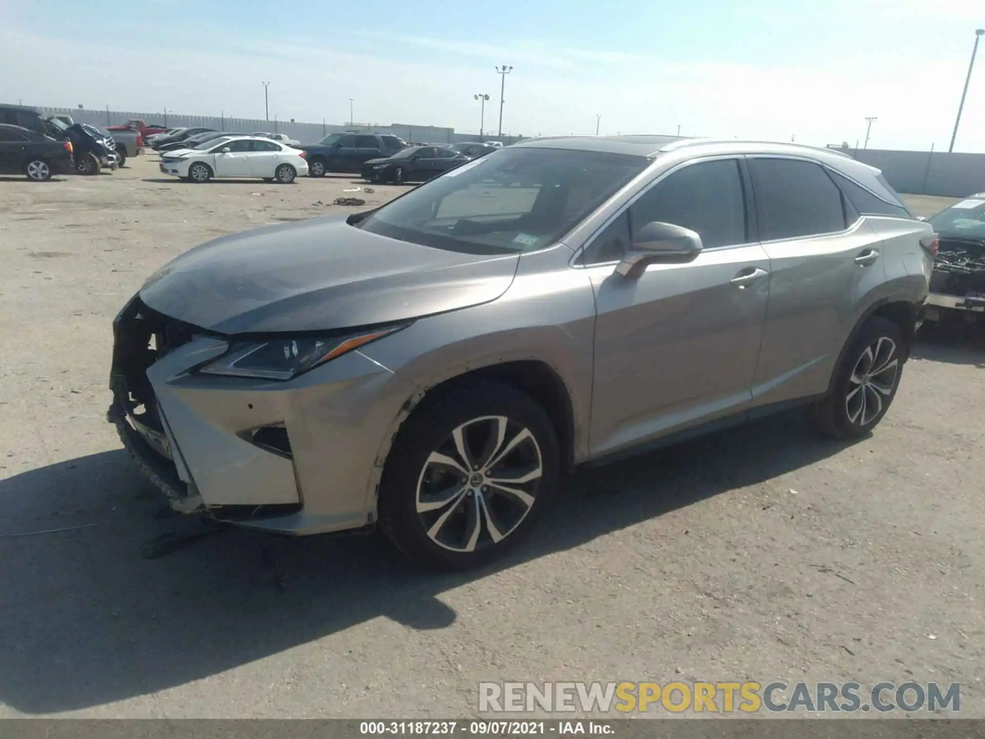 2 Photograph of a damaged car 2T2ZZMCA7KC132685 LEXUS RX 2019