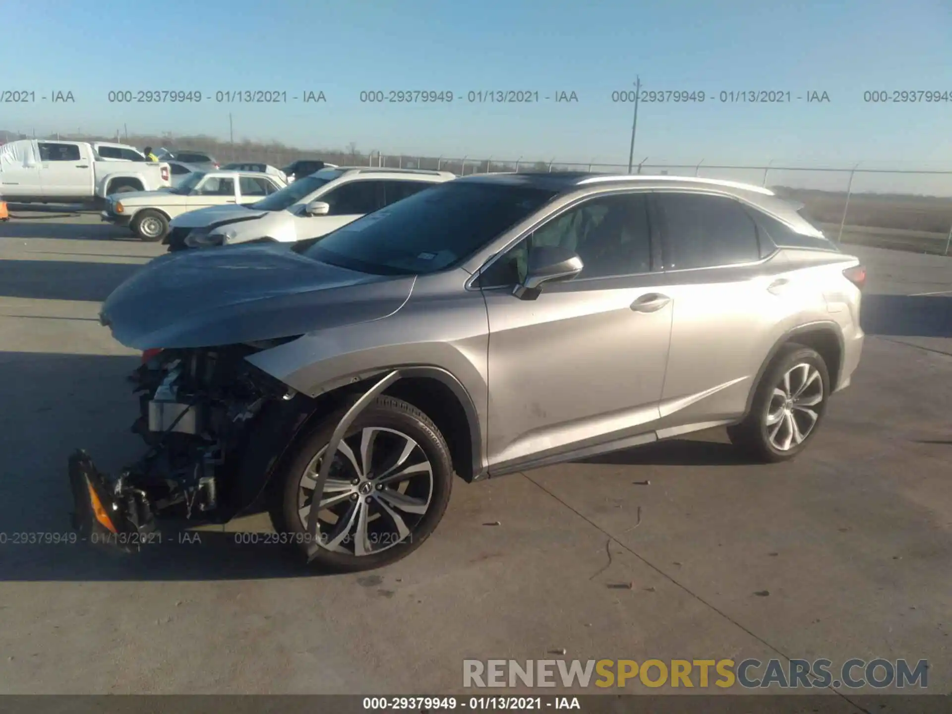 2 Photograph of a damaged car 2T2ZZMCA7KC138633 LEXUS RX 2019