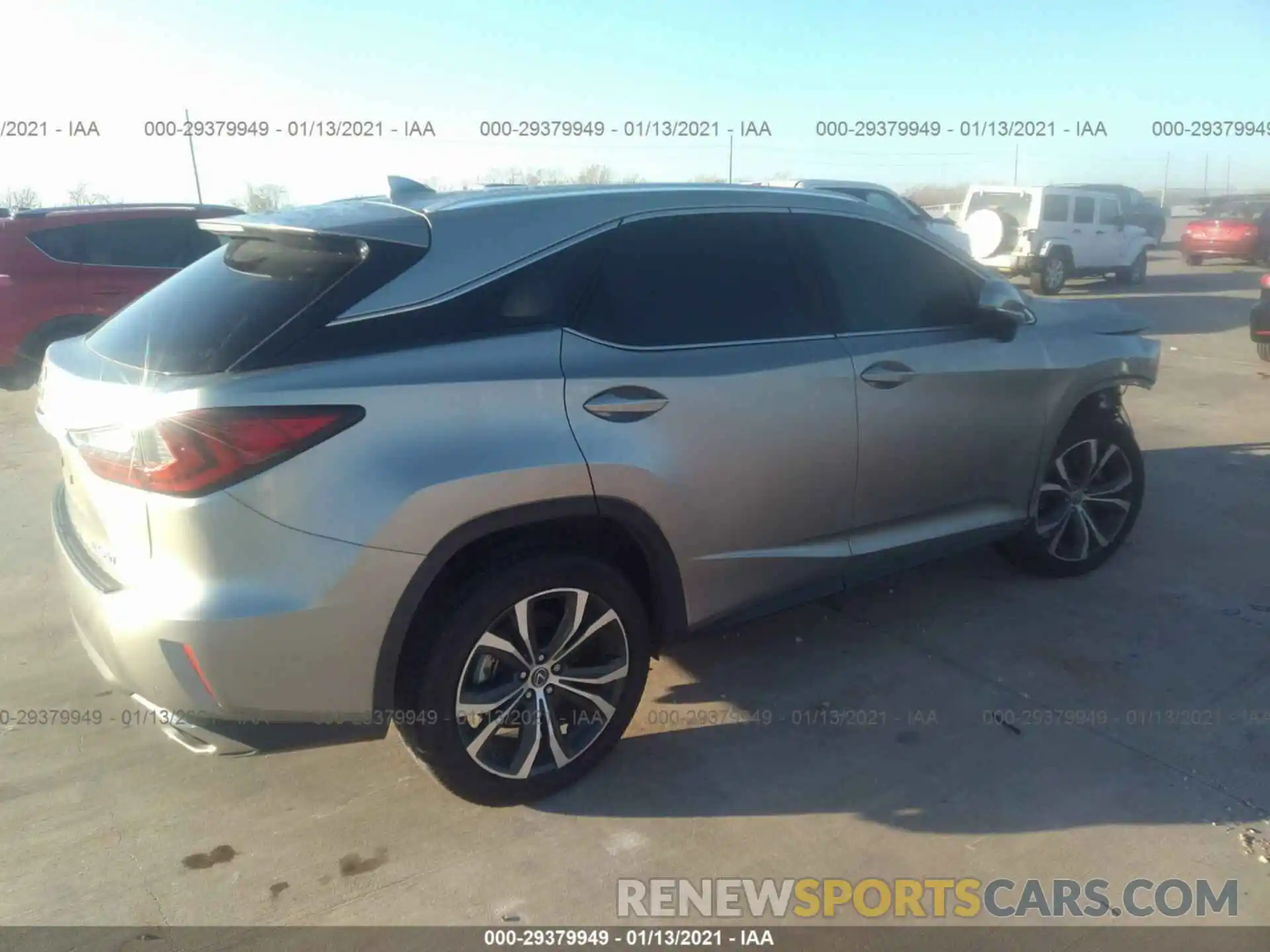 4 Photograph of a damaged car 2T2ZZMCA7KC138633 LEXUS RX 2019