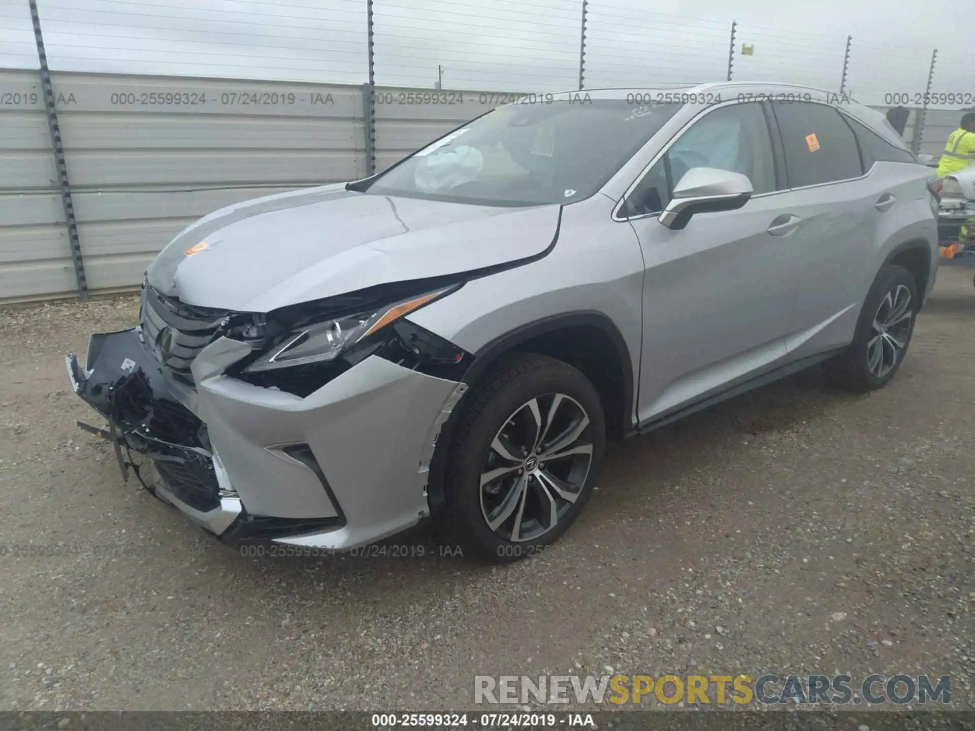 2 Photograph of a damaged car 2T2ZZMCA7KC140074 LEXUS RX 2019