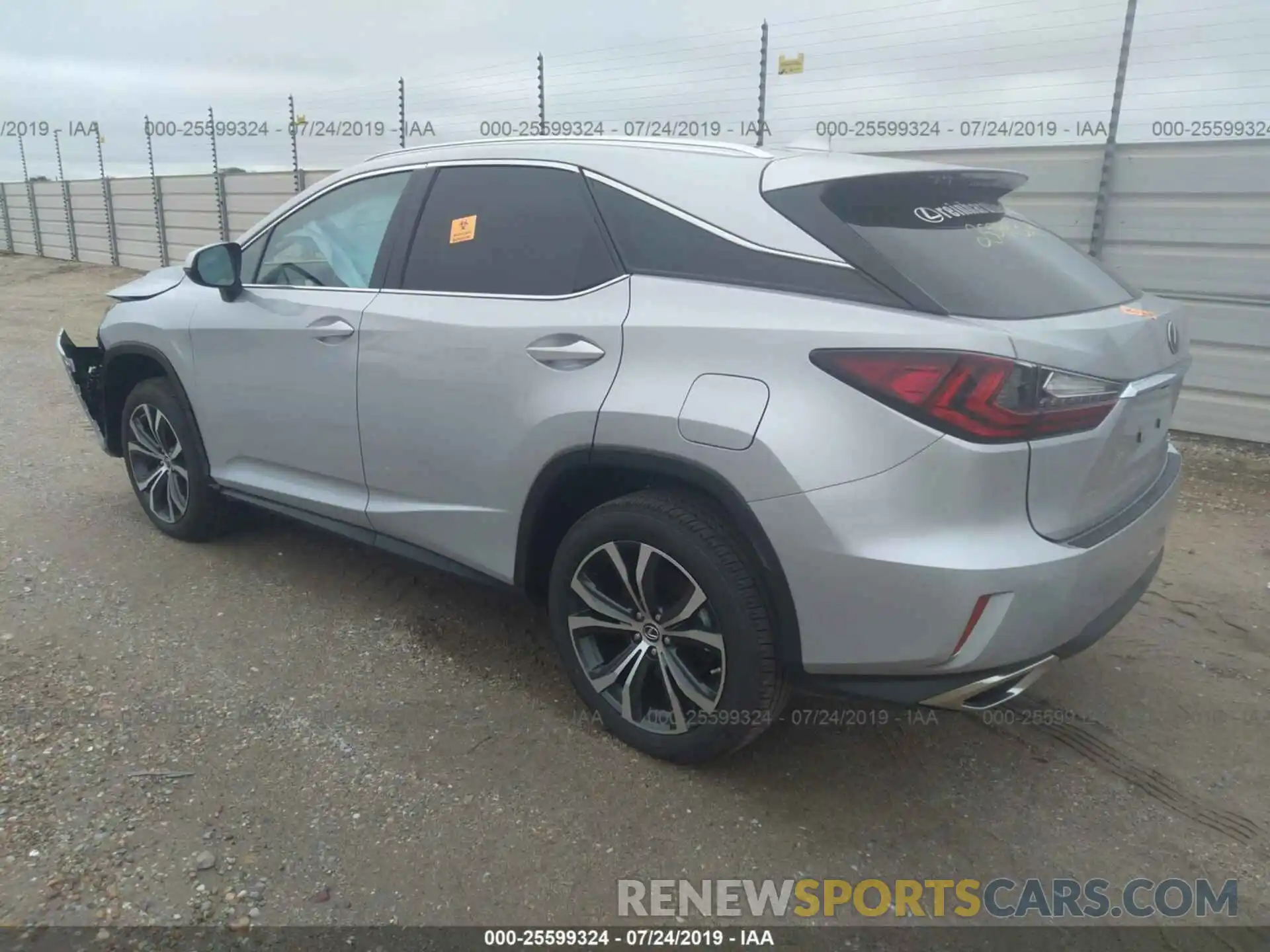 3 Photograph of a damaged car 2T2ZZMCA7KC140074 LEXUS RX 2019