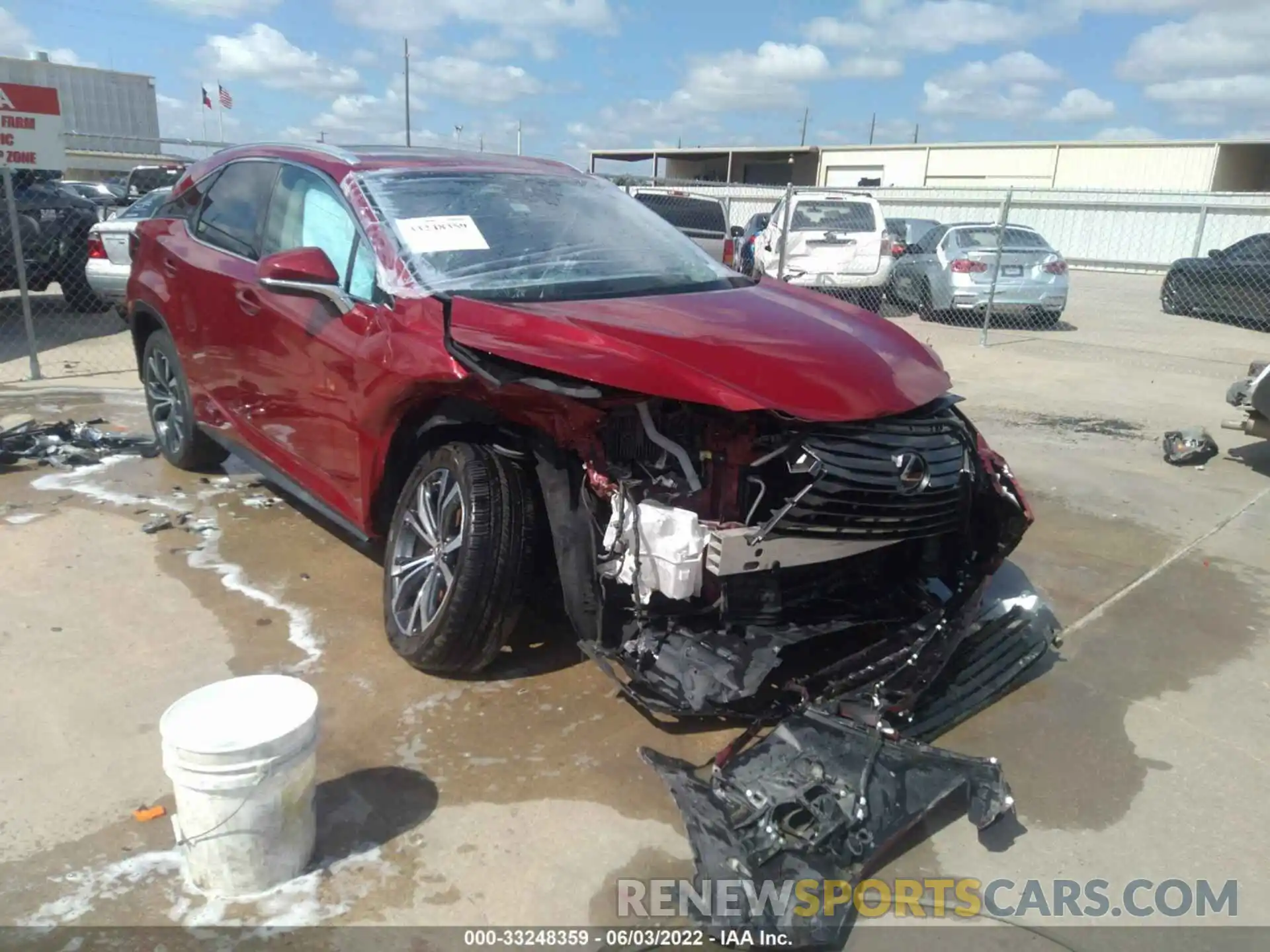 1 Photograph of a damaged car 2T2ZZMCA7KC140396 LEXUS RX 2019