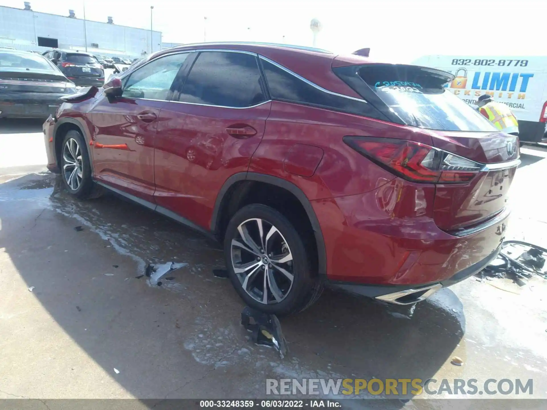 3 Photograph of a damaged car 2T2ZZMCA7KC140396 LEXUS RX 2019