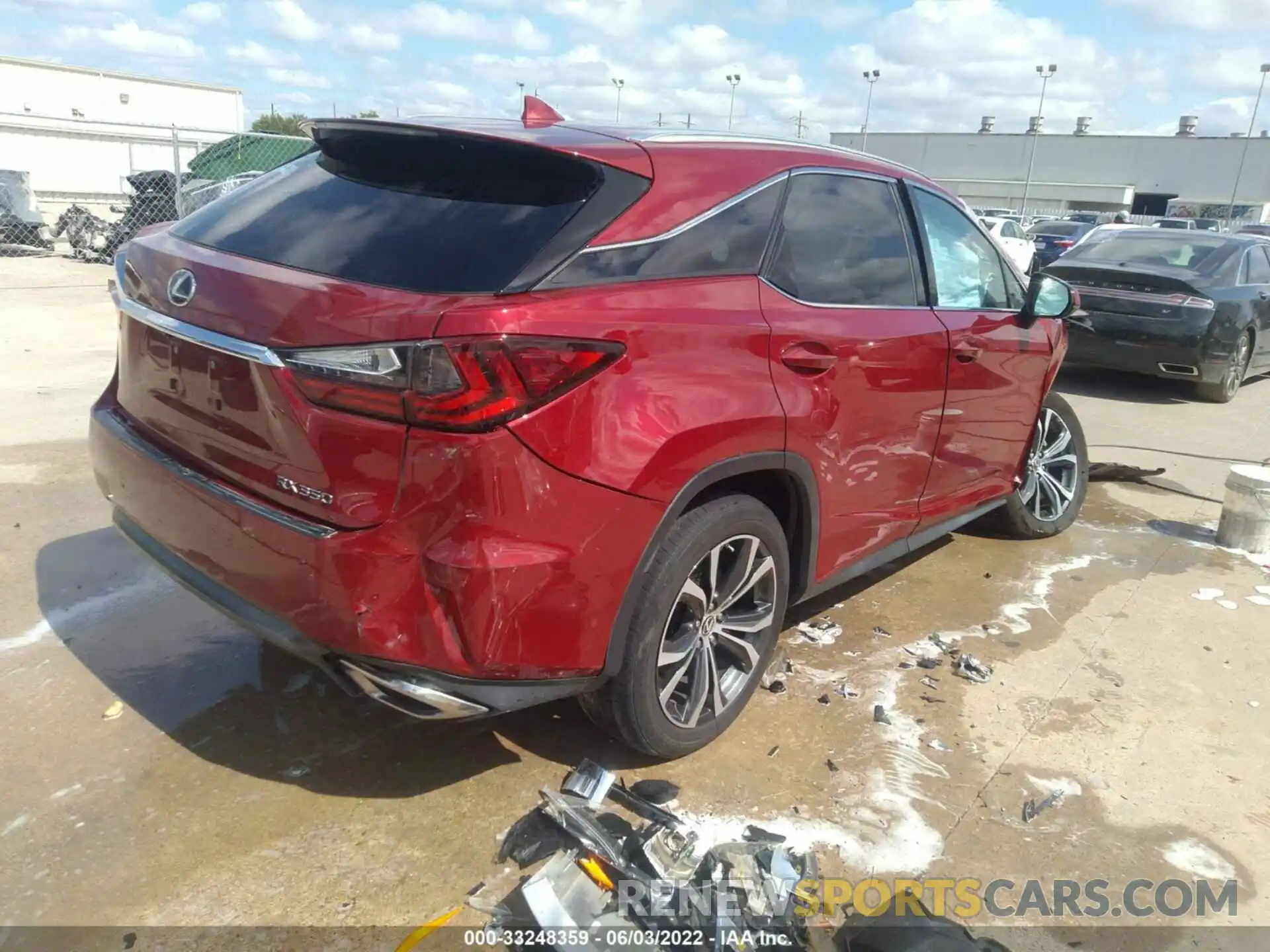 4 Photograph of a damaged car 2T2ZZMCA7KC140396 LEXUS RX 2019