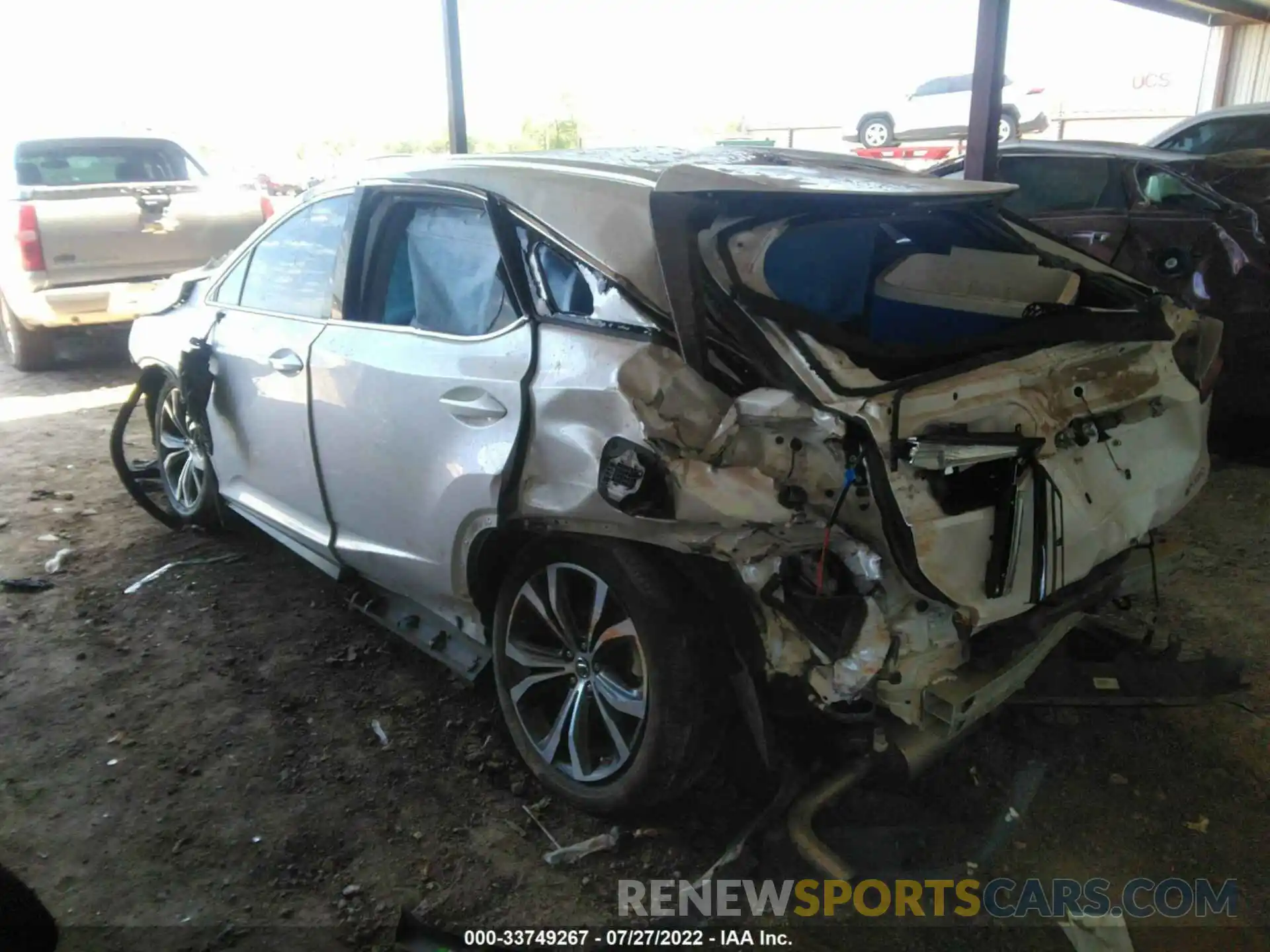 3 Photograph of a damaged car 2T2ZZMCA7KC143198 LEXUS RX 2019