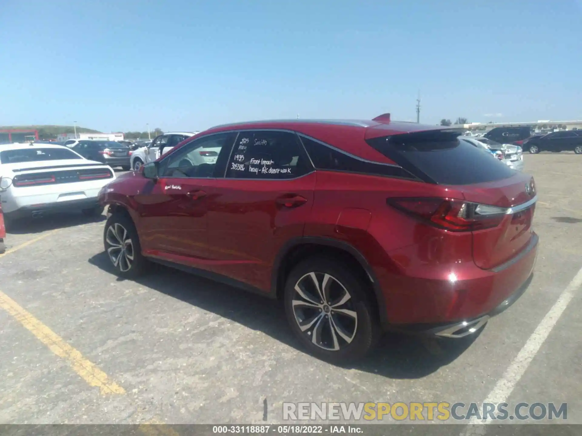 3 Photograph of a damaged car 2T2ZZMCA7KC147655 LEXUS RX 2019