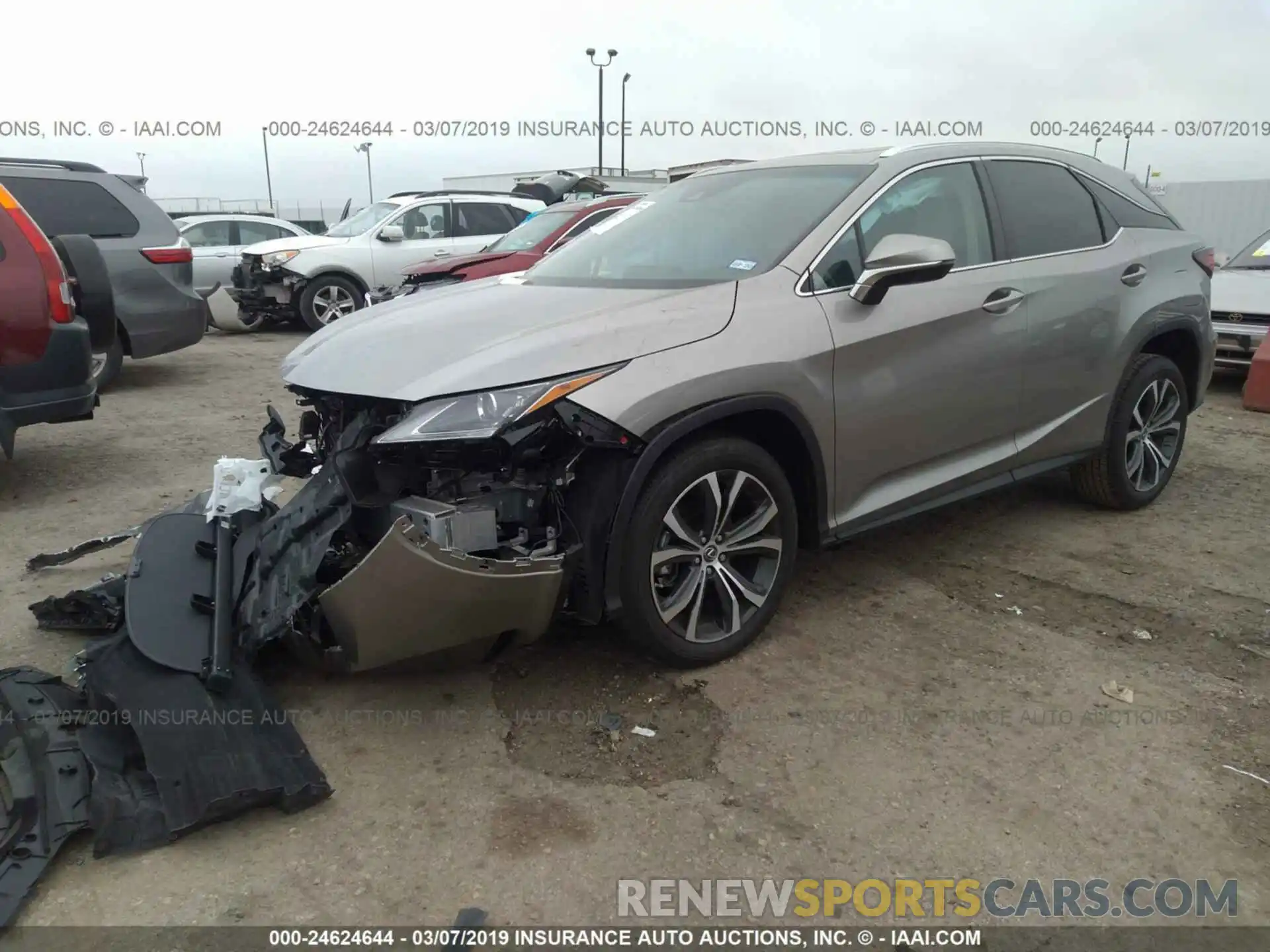 2 Photograph of a damaged car 2T2ZZMCA8KC118861 LEXUS RX 2019