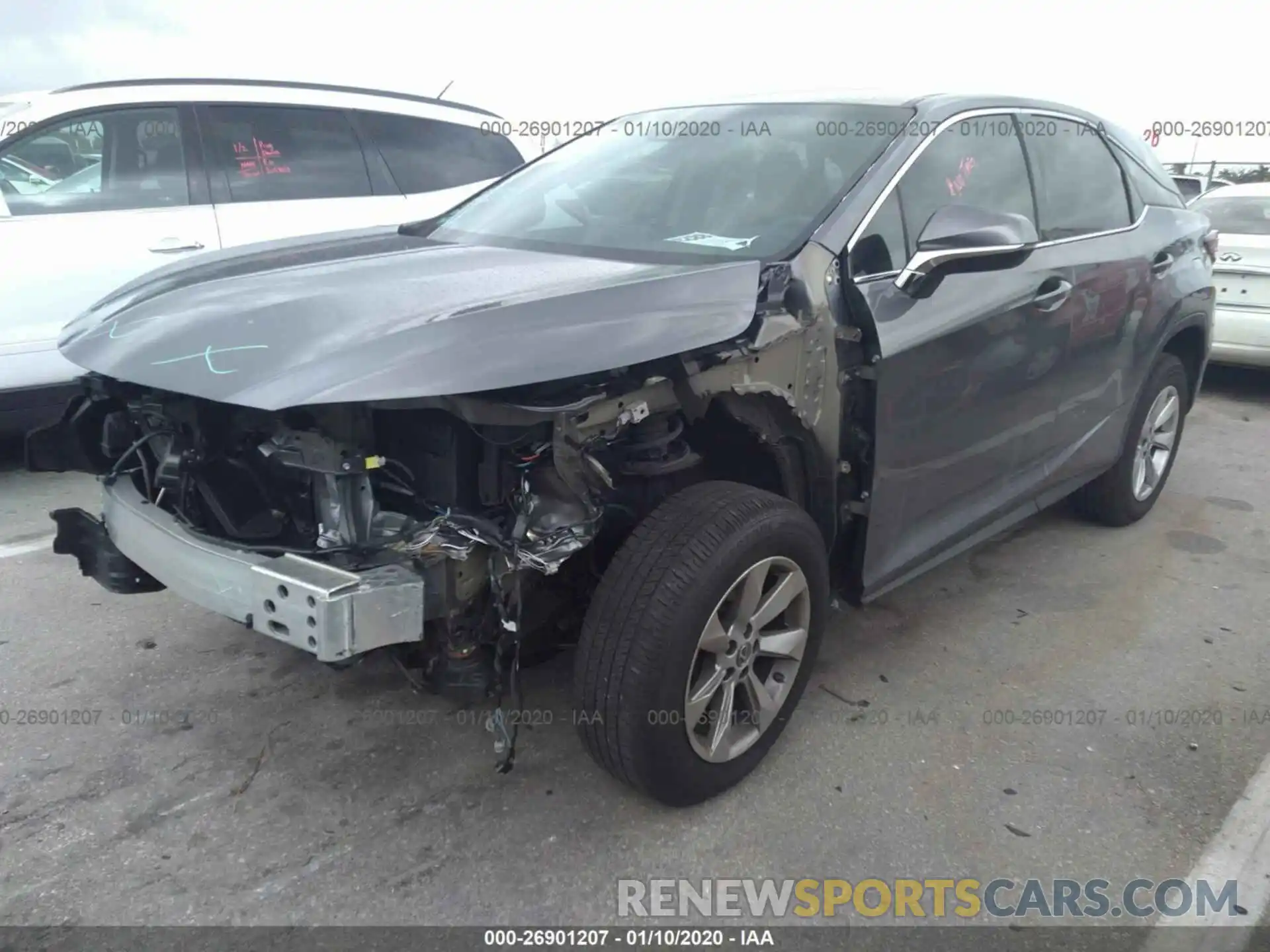 2 Photograph of a damaged car 2T2ZZMCA8KC121534 LEXUS RX 2019