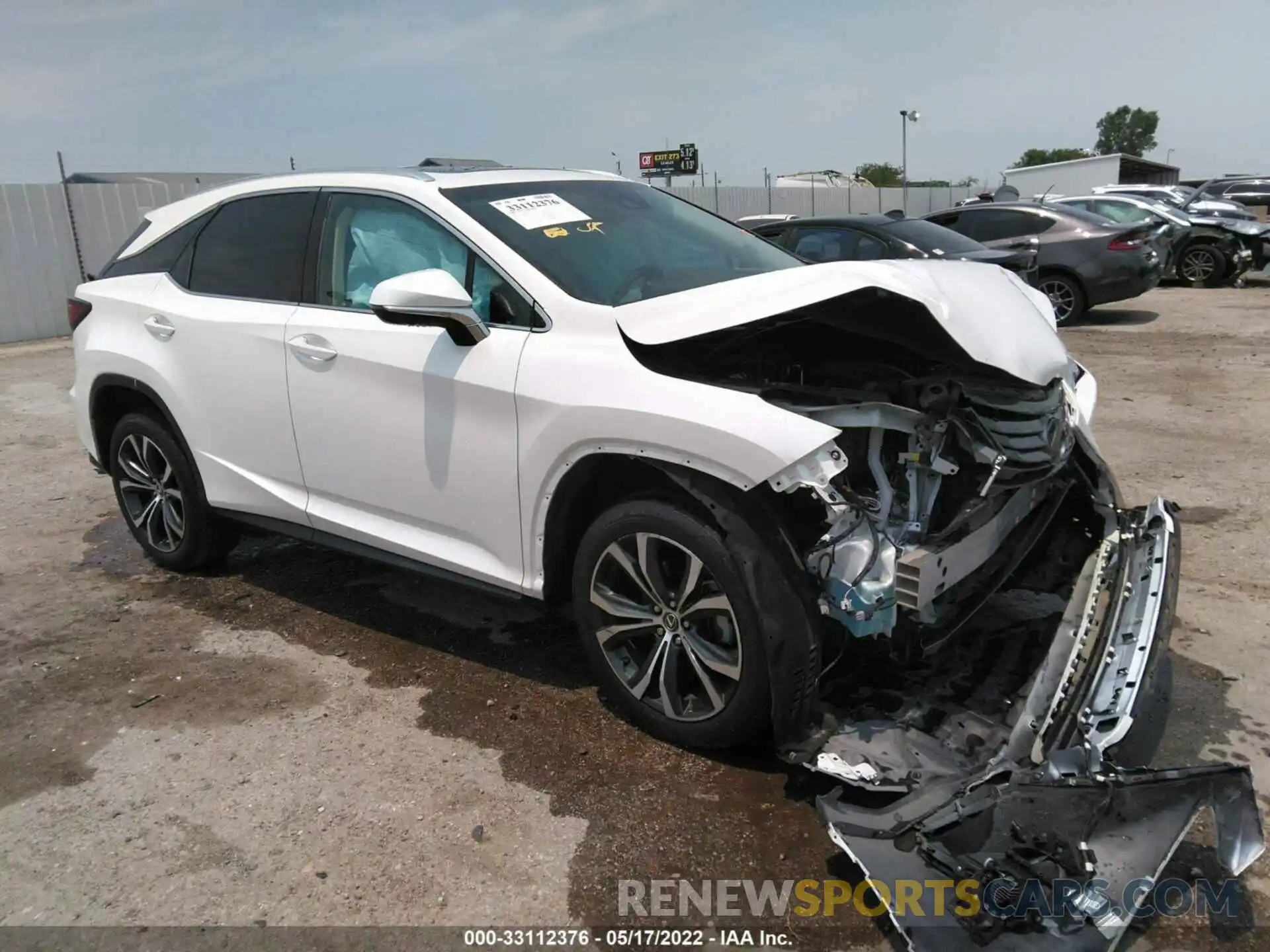 1 Photograph of a damaged car 2T2ZZMCA8KC125163 LEXUS RX 2019