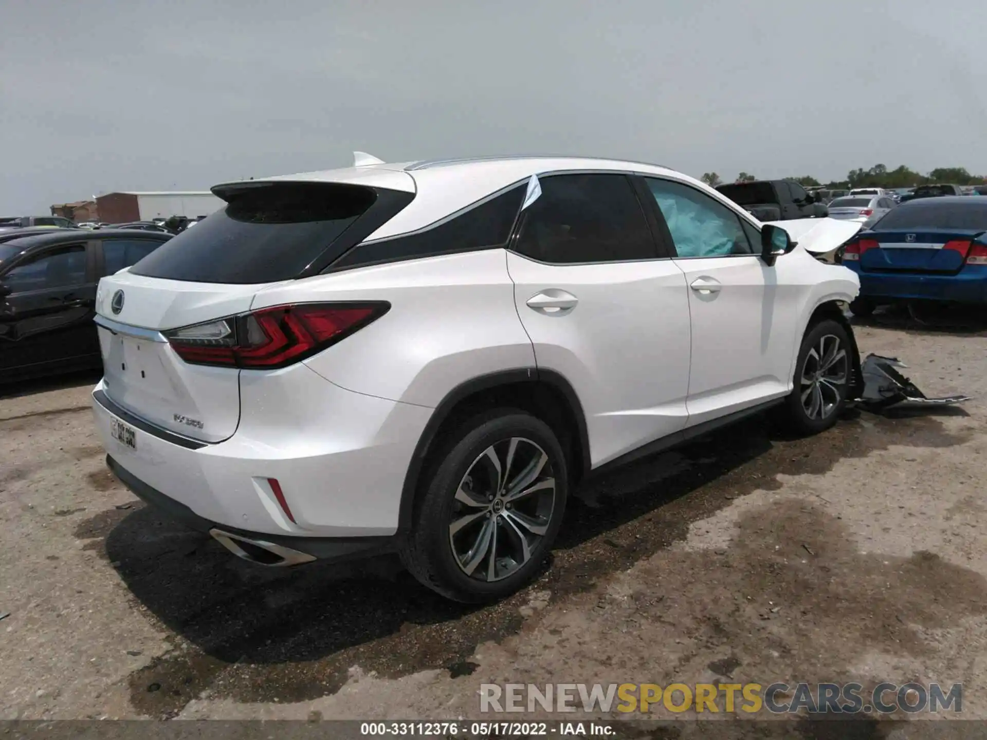 4 Photograph of a damaged car 2T2ZZMCA8KC125163 LEXUS RX 2019