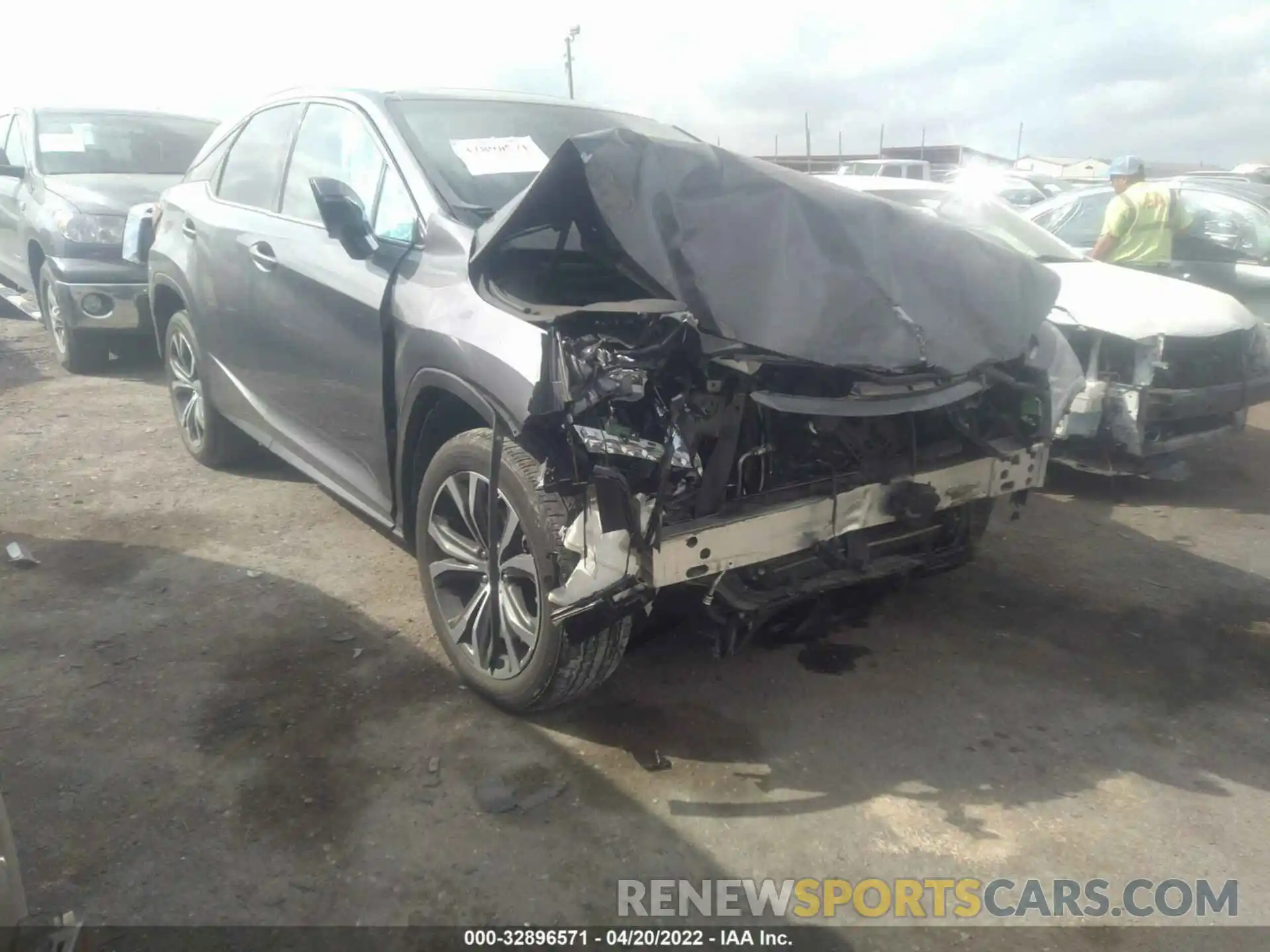 1 Photograph of a damaged car 2T2ZZMCA8KC127270 LEXUS RX 2019