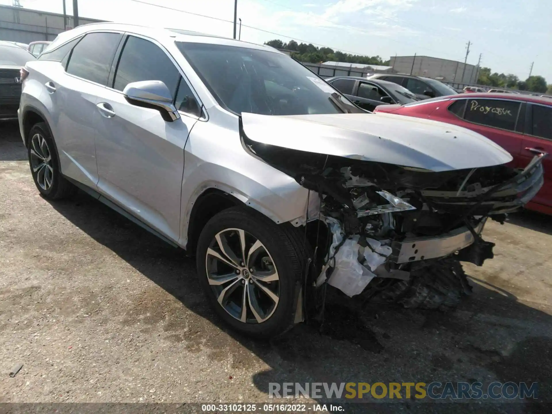 1 Photograph of a damaged car 2T2ZZMCA8KC131156 LEXUS RX 2019