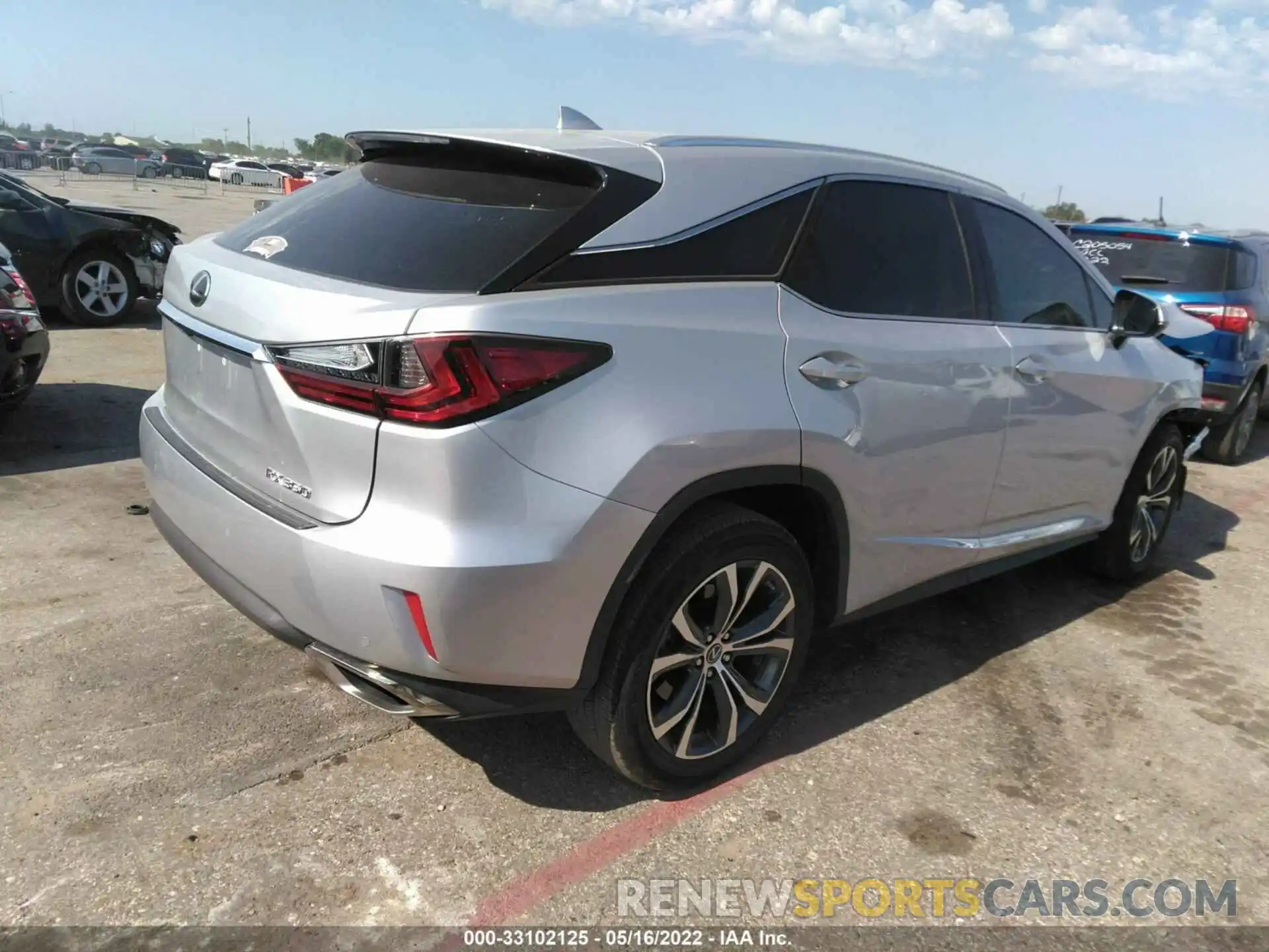 4 Photograph of a damaged car 2T2ZZMCA8KC131156 LEXUS RX 2019