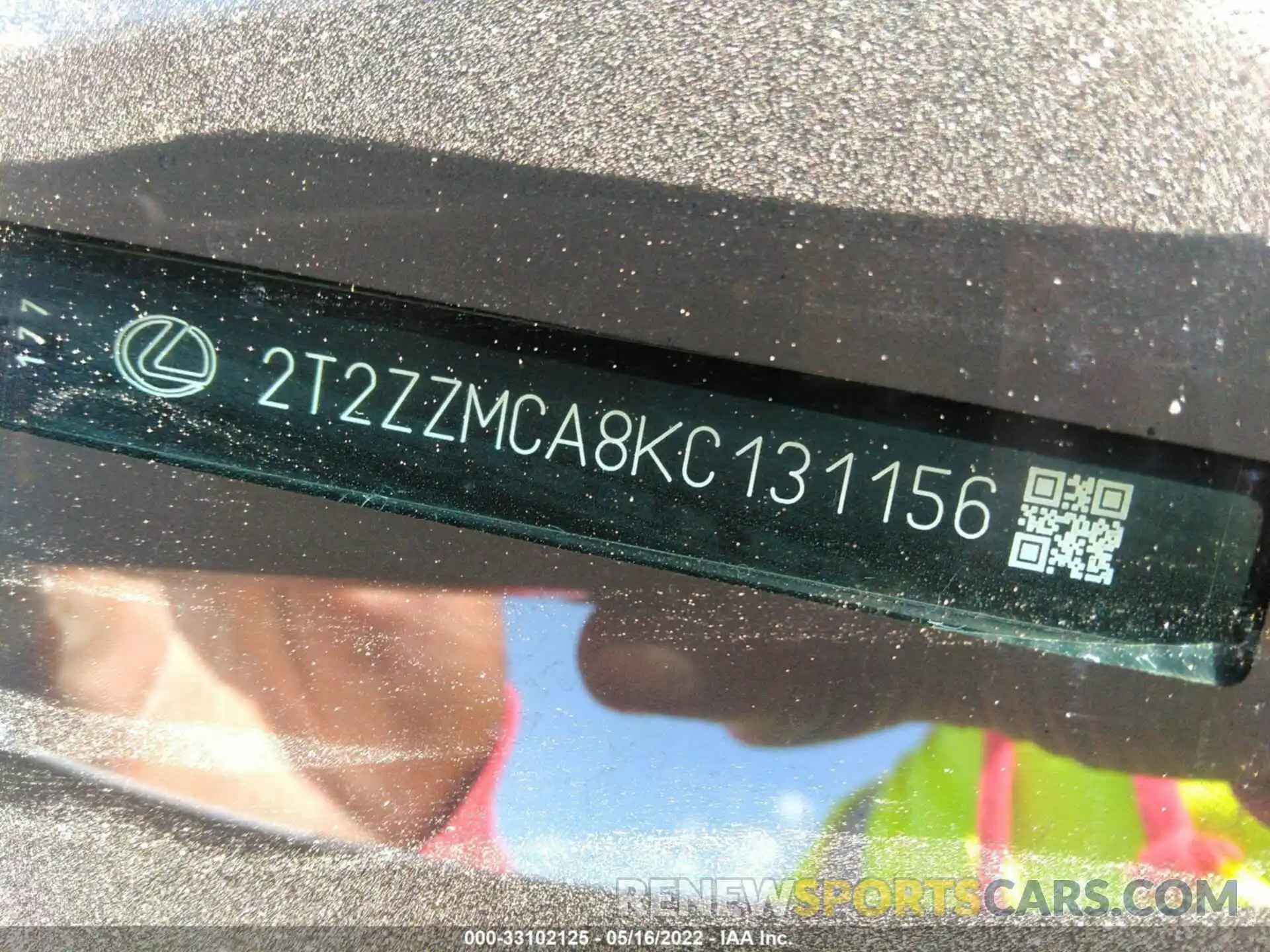 9 Photograph of a damaged car 2T2ZZMCA8KC131156 LEXUS RX 2019