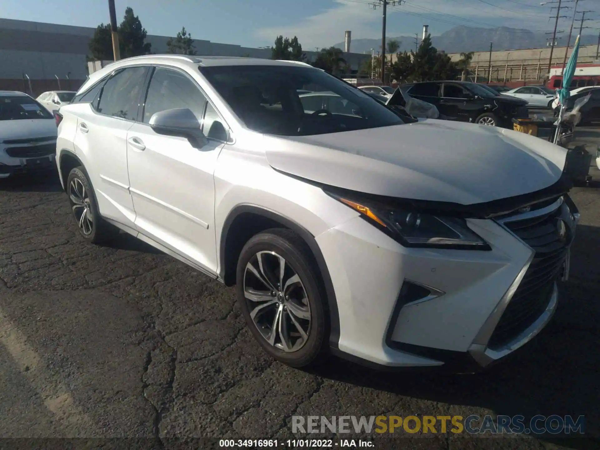 1 Photograph of a damaged car 2T2ZZMCA8KC131187 LEXUS RX 2019