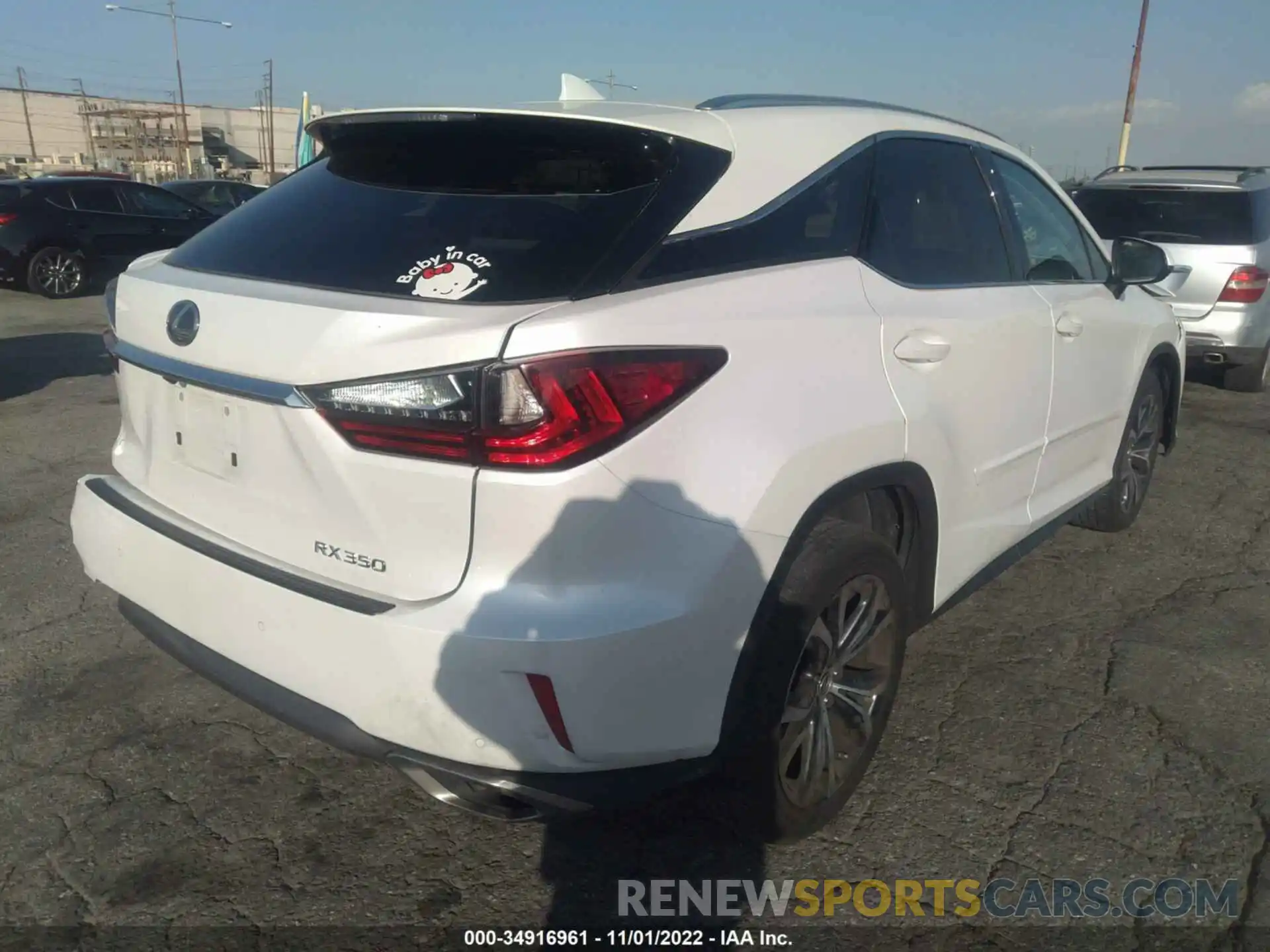 4 Photograph of a damaged car 2T2ZZMCA8KC131187 LEXUS RX 2019