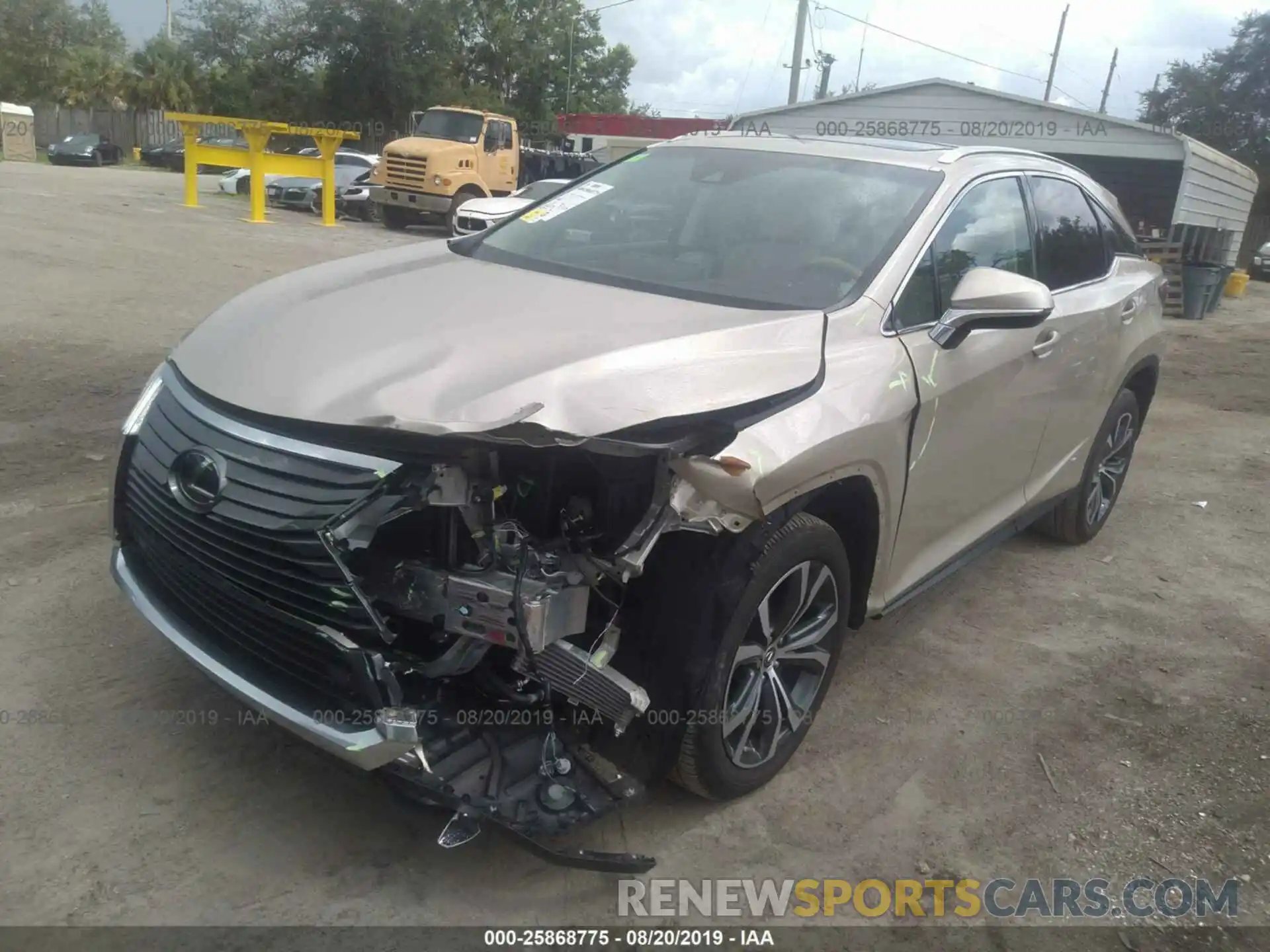 2 Photograph of a damaged car 2T2ZZMCA8KC133344 LEXUS RX 2019