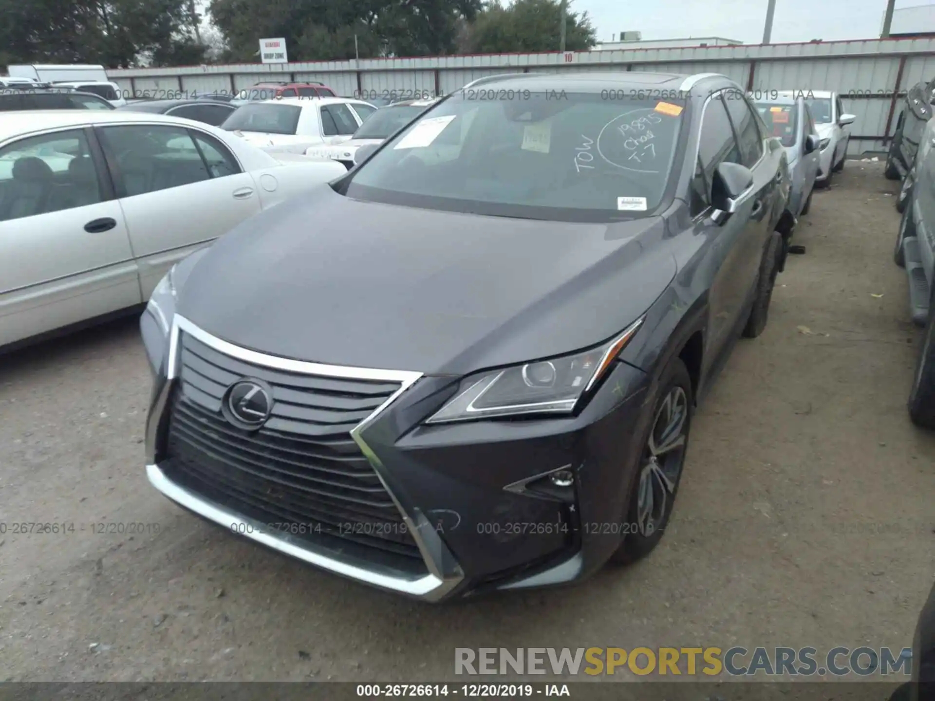 2 Photograph of a damaged car 2T2ZZMCA8KC145610 LEXUS RX 2019