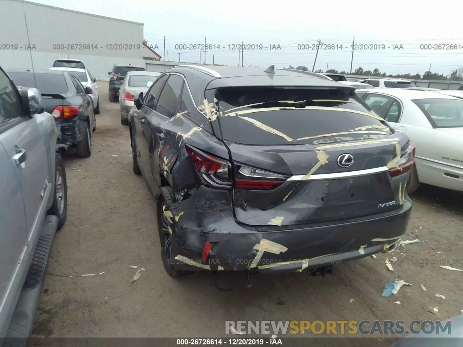 3 Photograph of a damaged car 2T2ZZMCA8KC145610 LEXUS RX 2019