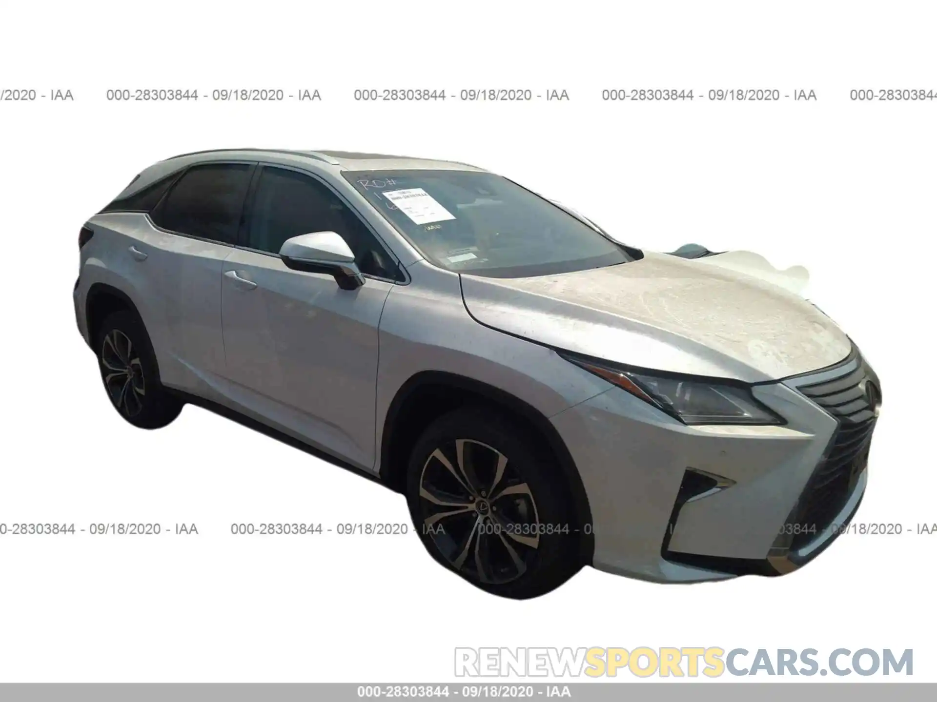 1 Photograph of a damaged car 2T2ZZMCA8KC149107 LEXUS RX 2019