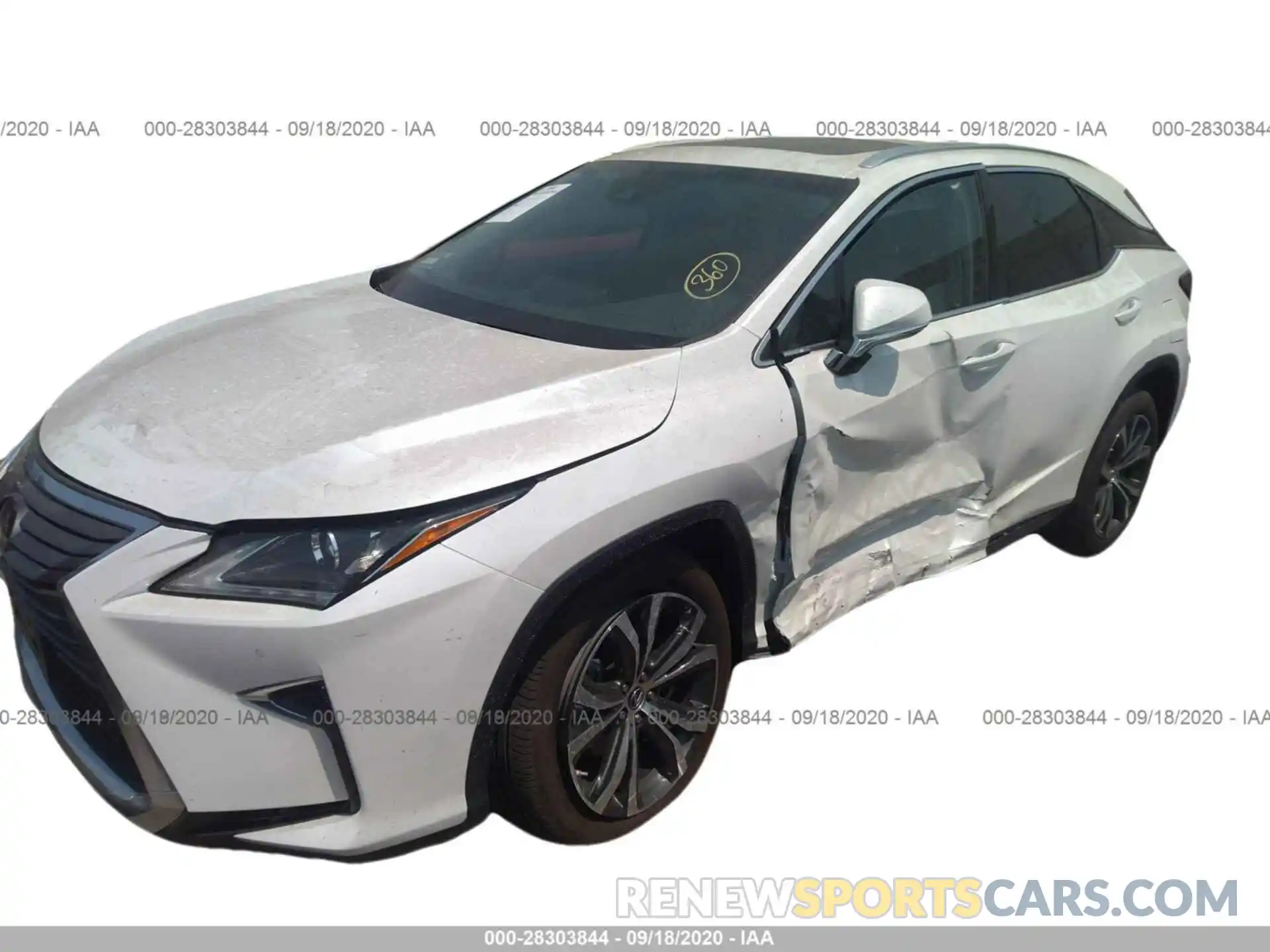 2 Photograph of a damaged car 2T2ZZMCA8KC149107 LEXUS RX 2019