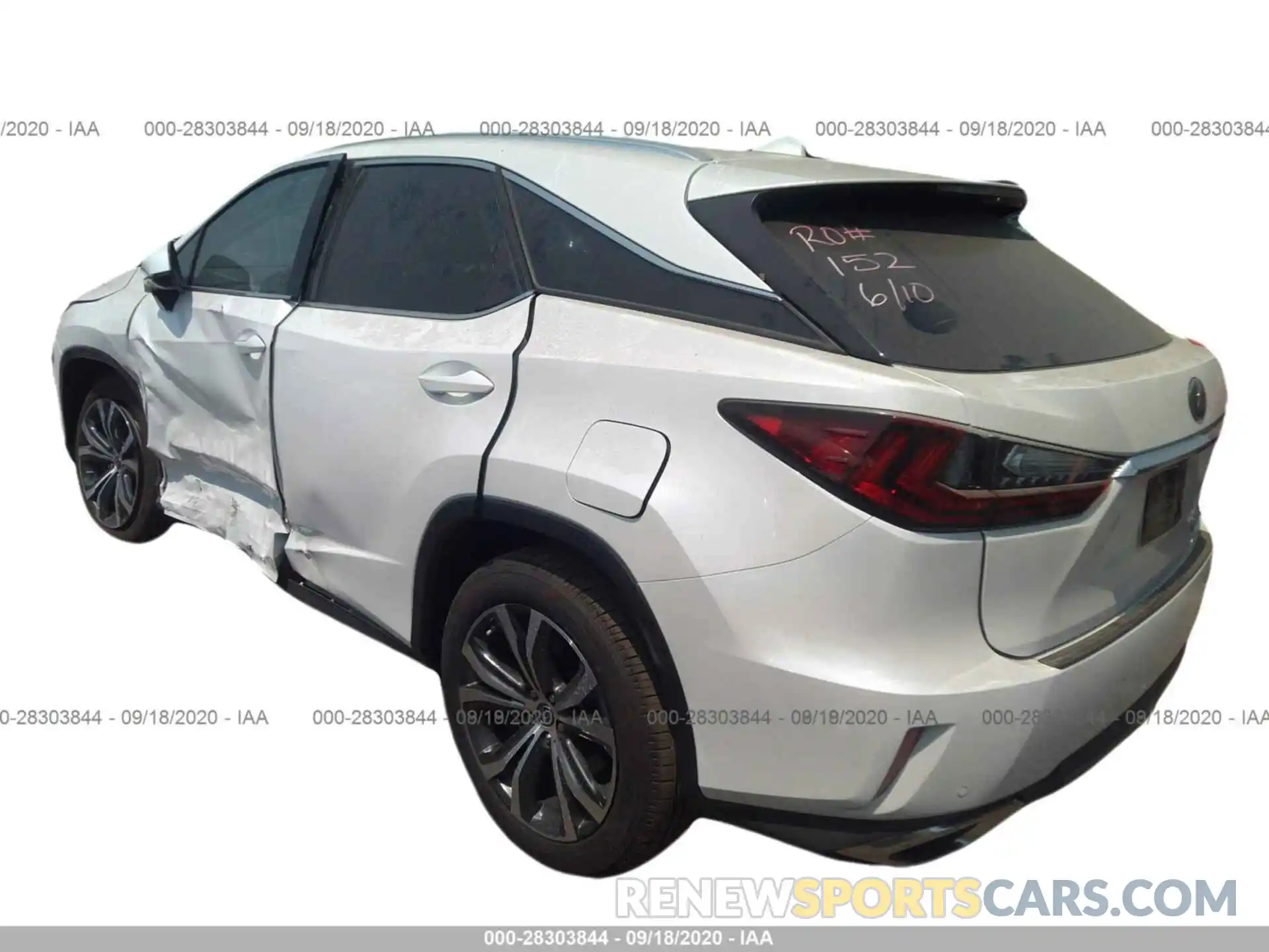 3 Photograph of a damaged car 2T2ZZMCA8KC149107 LEXUS RX 2019