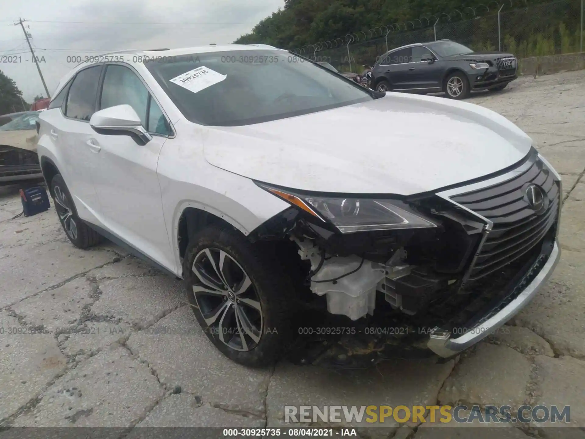 1 Photograph of a damaged car 2T2ZZMCA9KC118027 LEXUS RX 2019