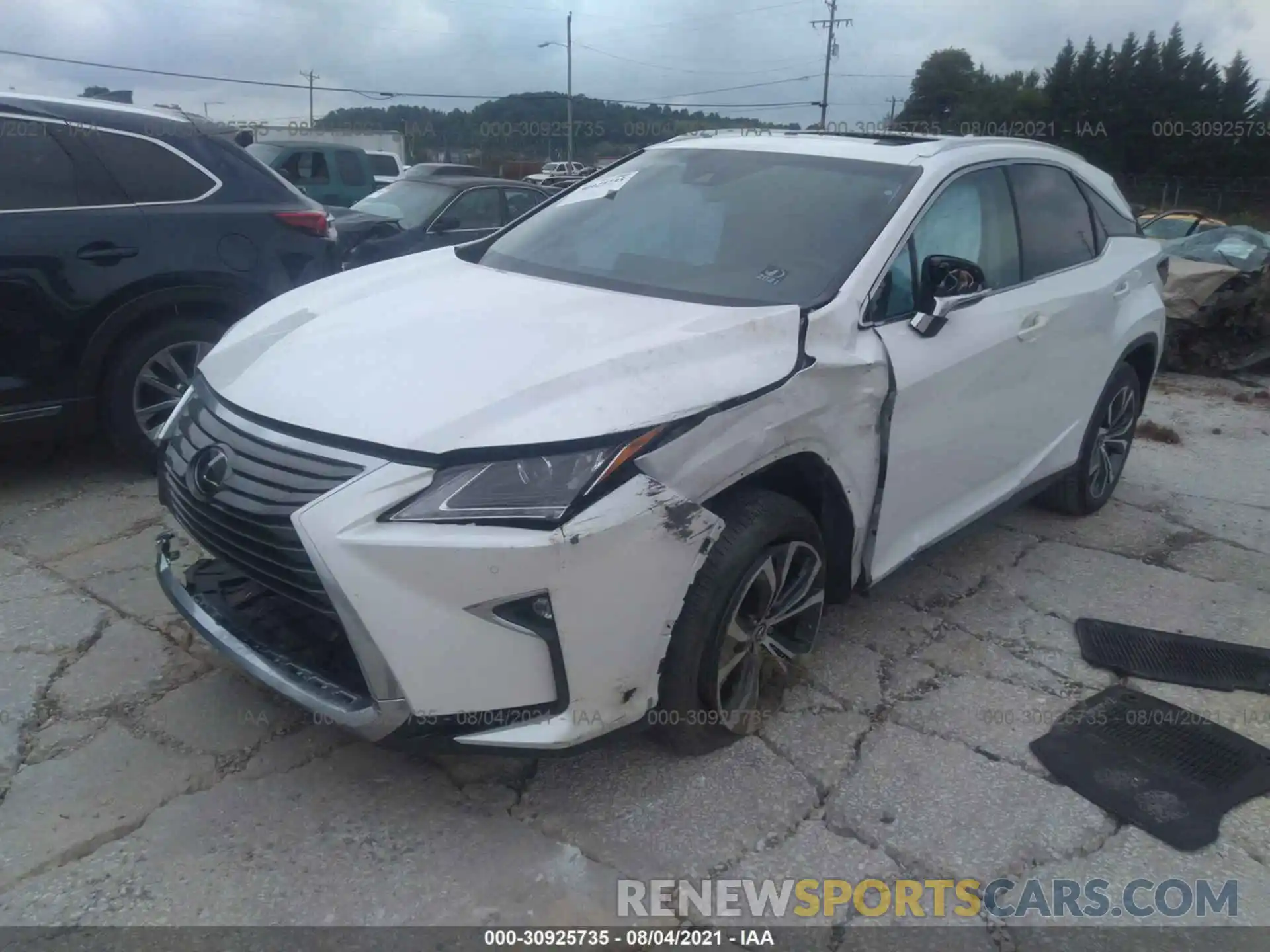 2 Photograph of a damaged car 2T2ZZMCA9KC118027 LEXUS RX 2019