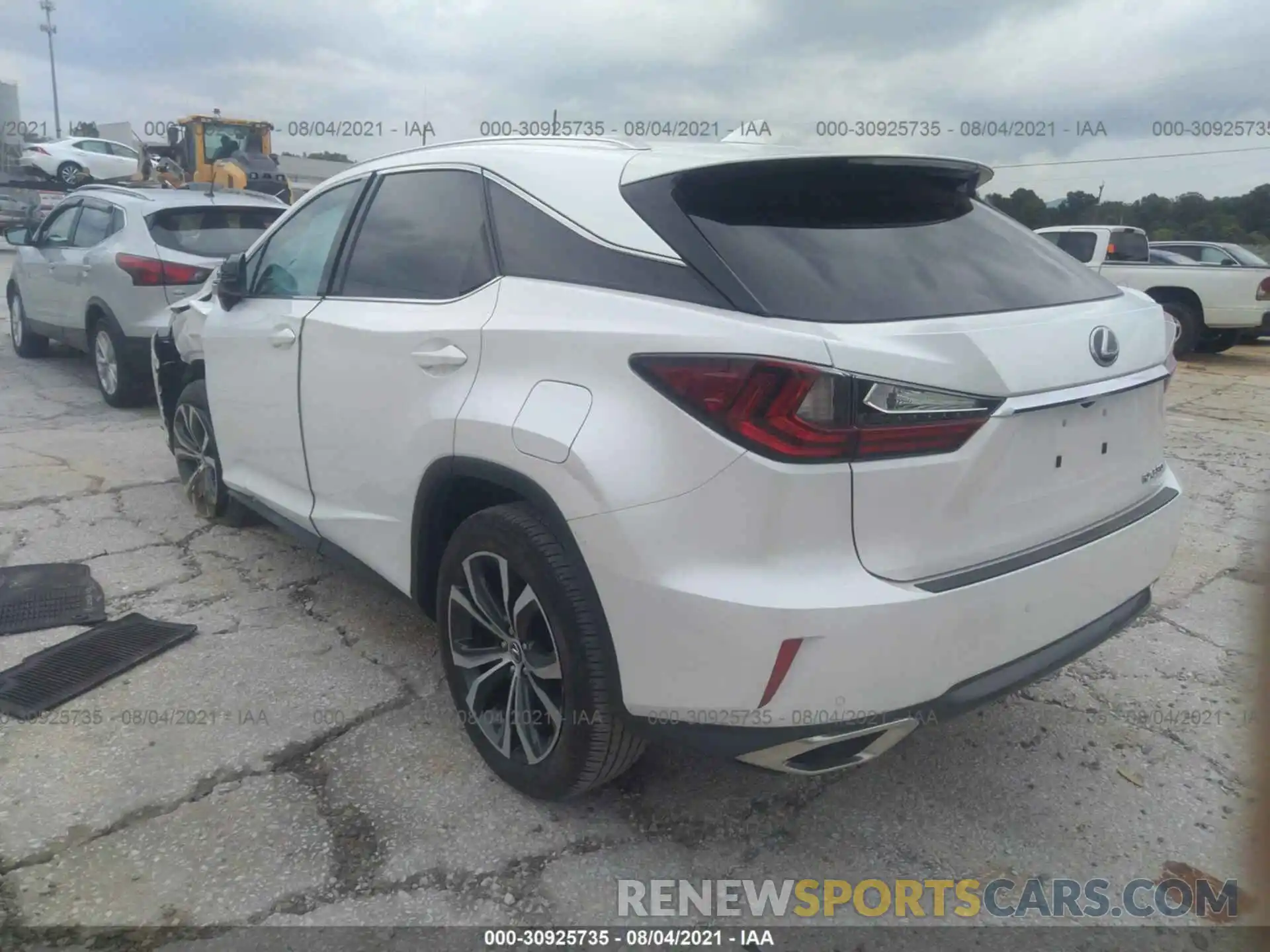 3 Фотография поврежденного автомобиля 2T2ZZMCA9KC118027 LEXUS RX 2019