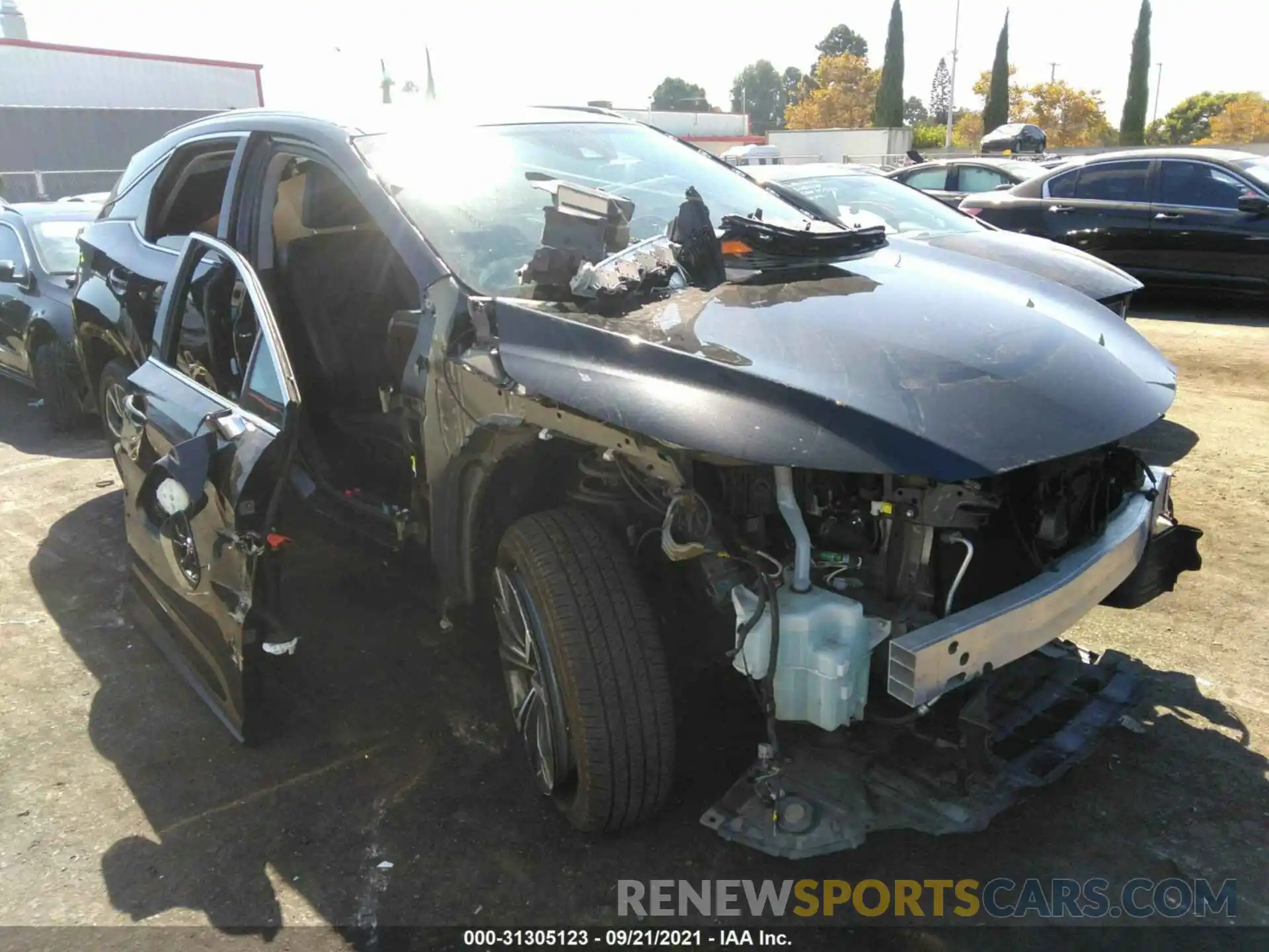 1 Photograph of a damaged car 2T2ZZMCA9KC124040 LEXUS RX 2019