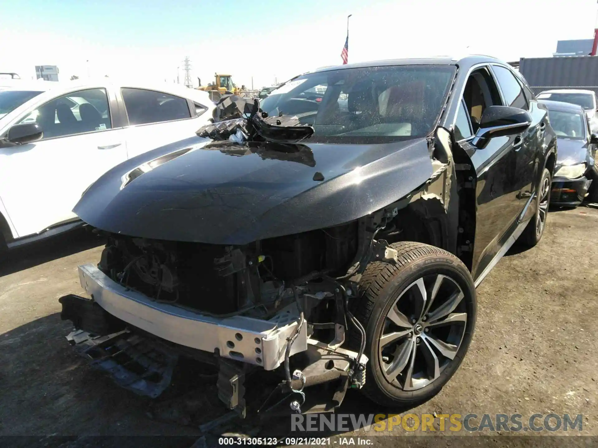 2 Photograph of a damaged car 2T2ZZMCA9KC124040 LEXUS RX 2019