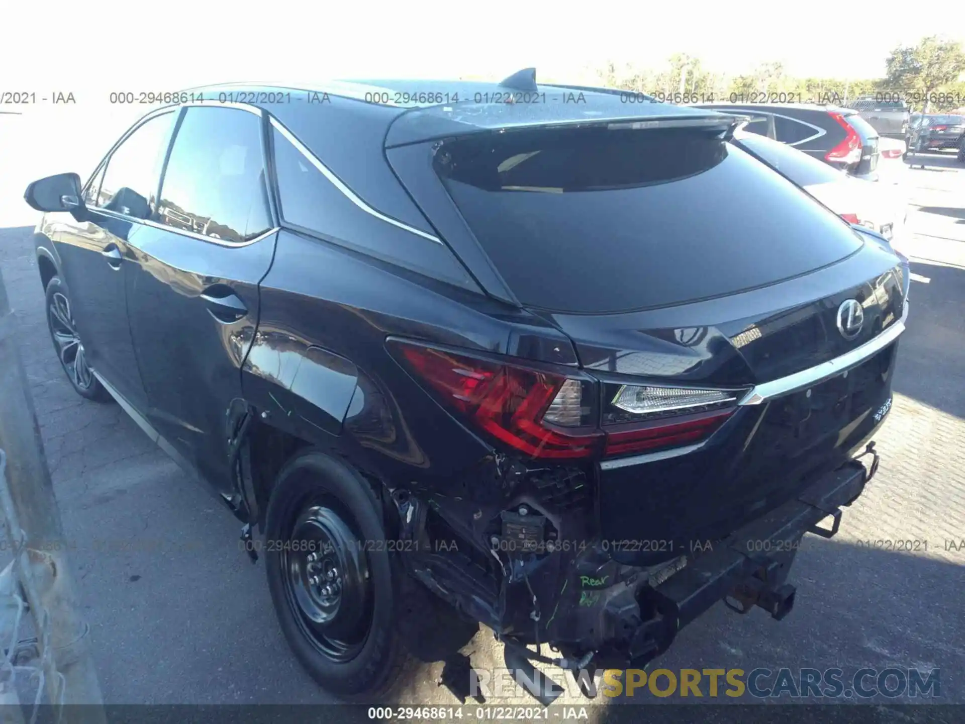 3 Photograph of a damaged car 2T2ZZMCA9KC125589 LEXUS RX 2019