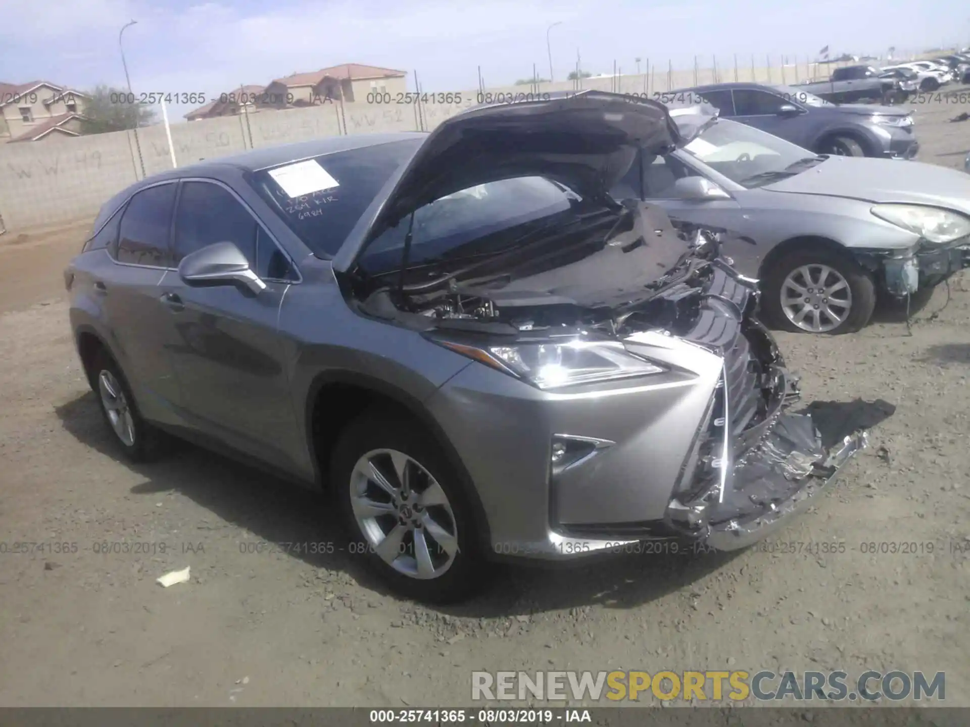 1 Photograph of a damaged car 2T2ZZMCA9KC126984 LEXUS RX 2019