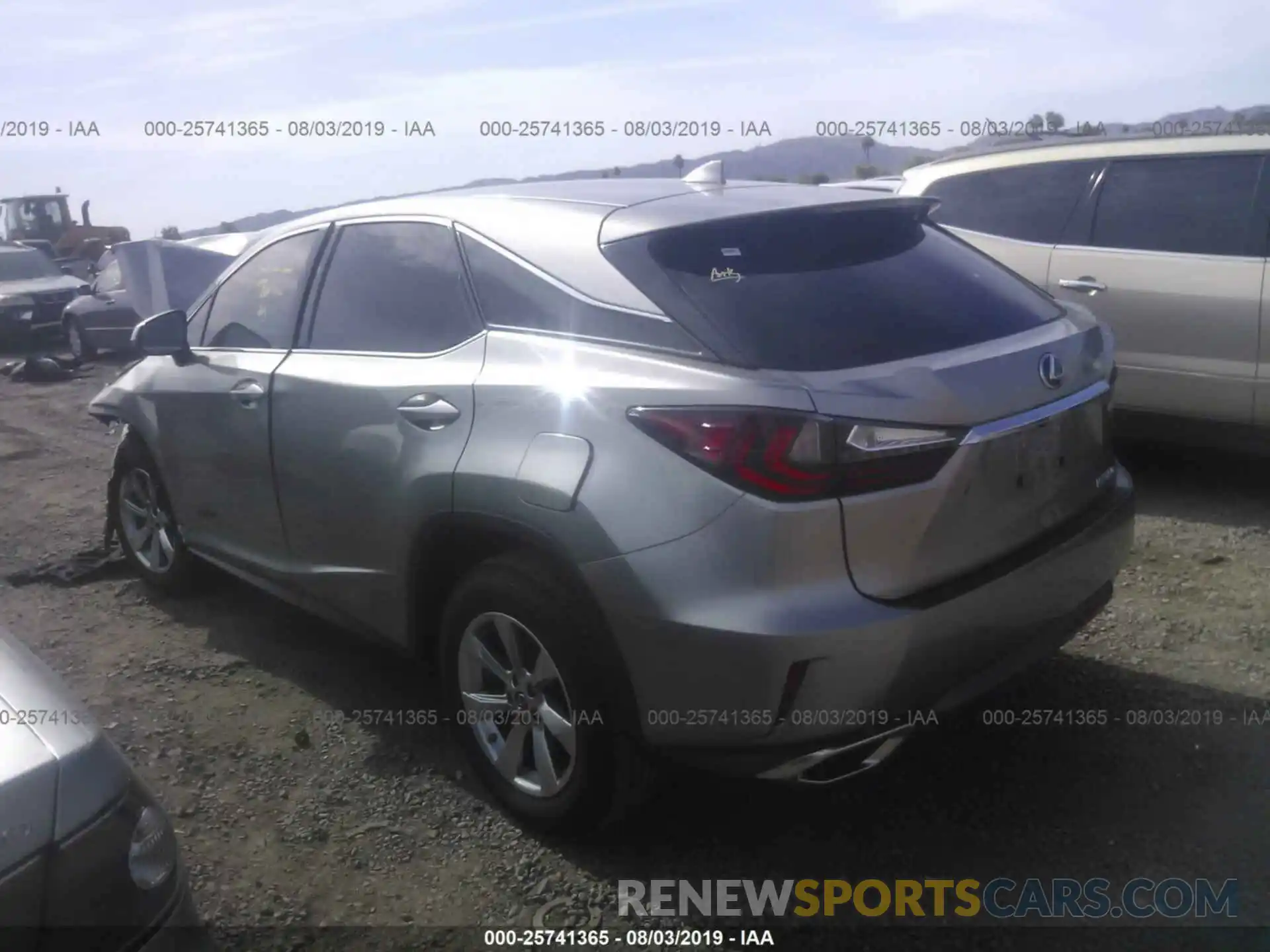 3 Photograph of a damaged car 2T2ZZMCA9KC126984 LEXUS RX 2019