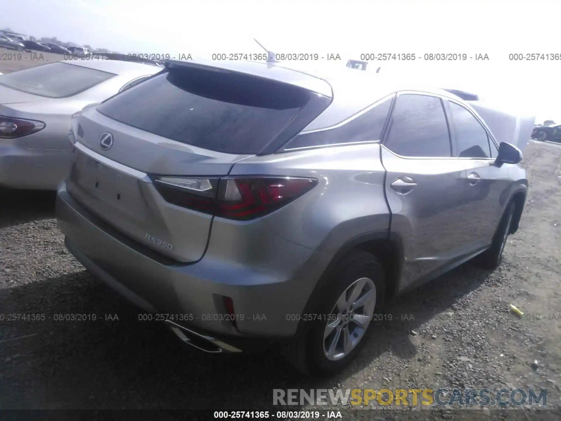 4 Photograph of a damaged car 2T2ZZMCA9KC126984 LEXUS RX 2019