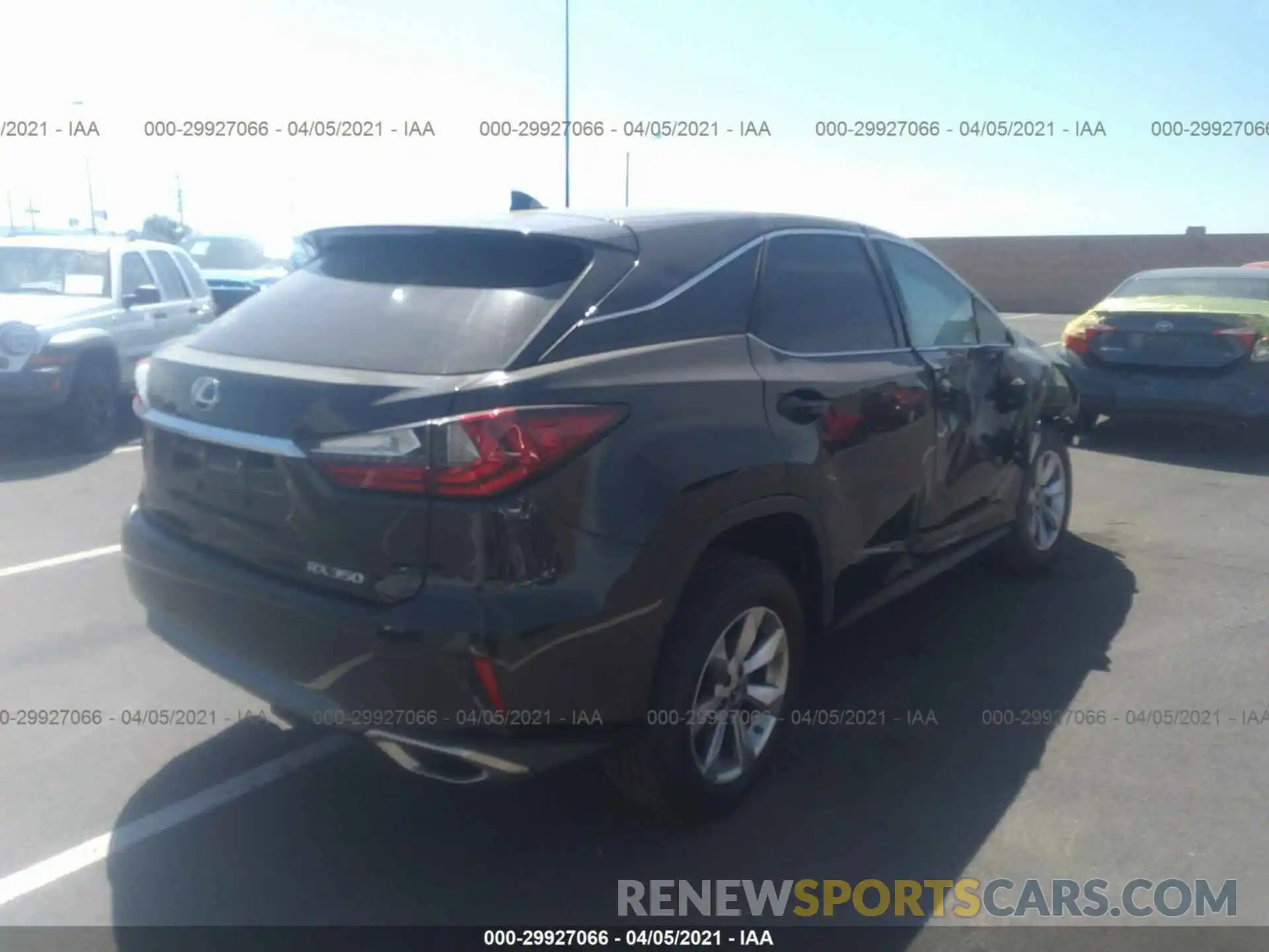 4 Photograph of a damaged car 2T2ZZMCA9KC130999 LEXUS RX 2019