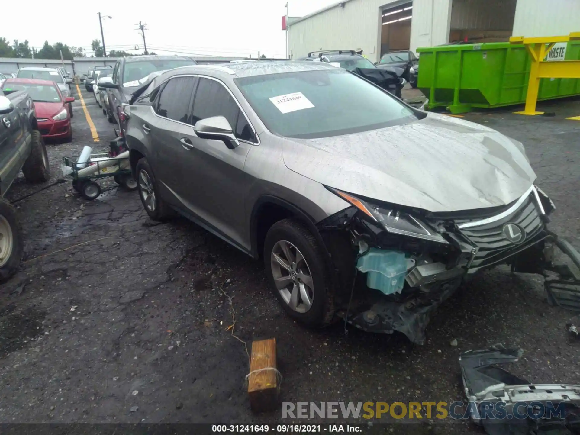 1 Photograph of a damaged car 2T2ZZMCA9KC139136 LEXUS RX 2019