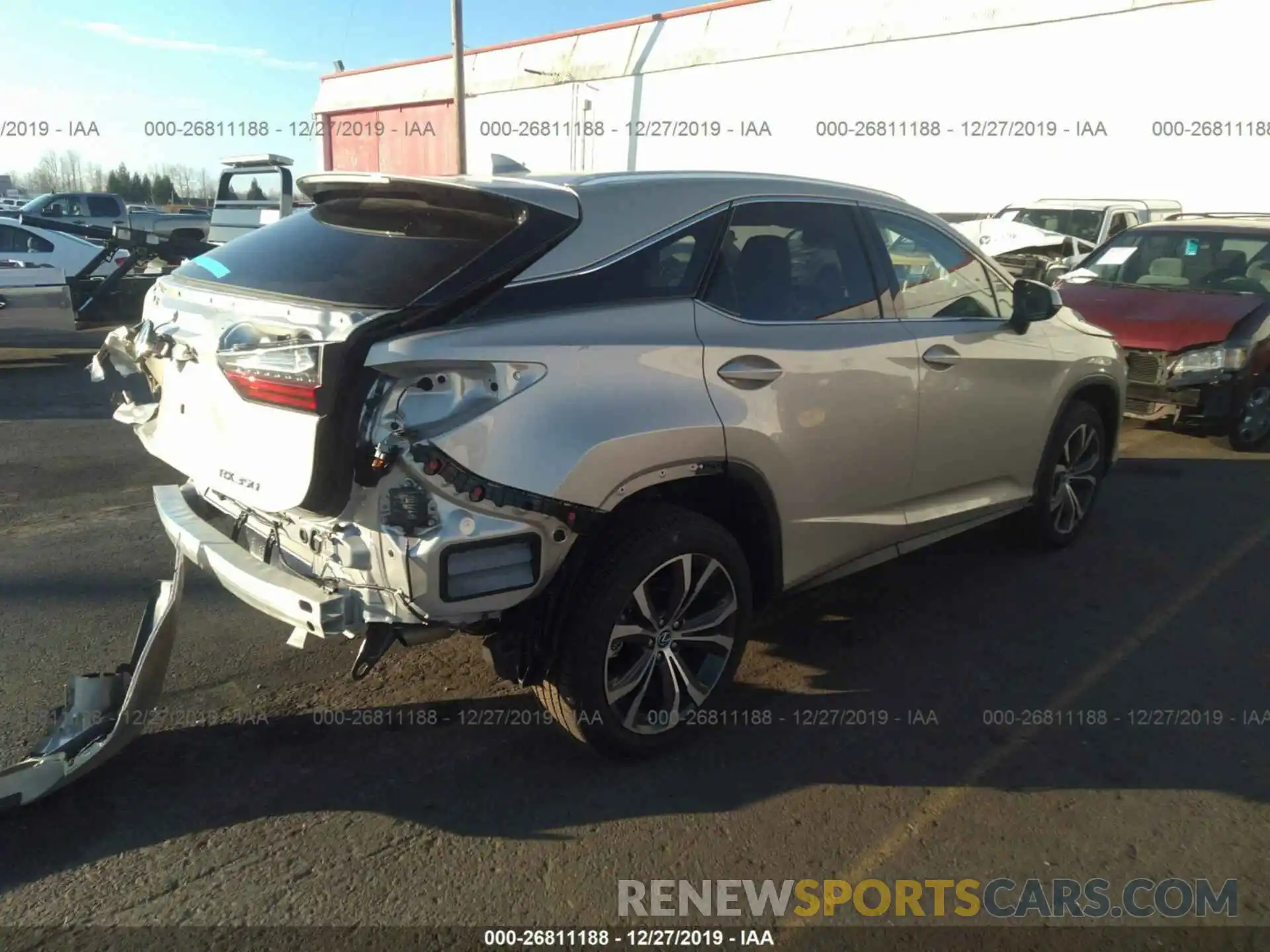 4 Photograph of a damaged car 2T2ZZMCA9KC142019 LEXUS RX 2019