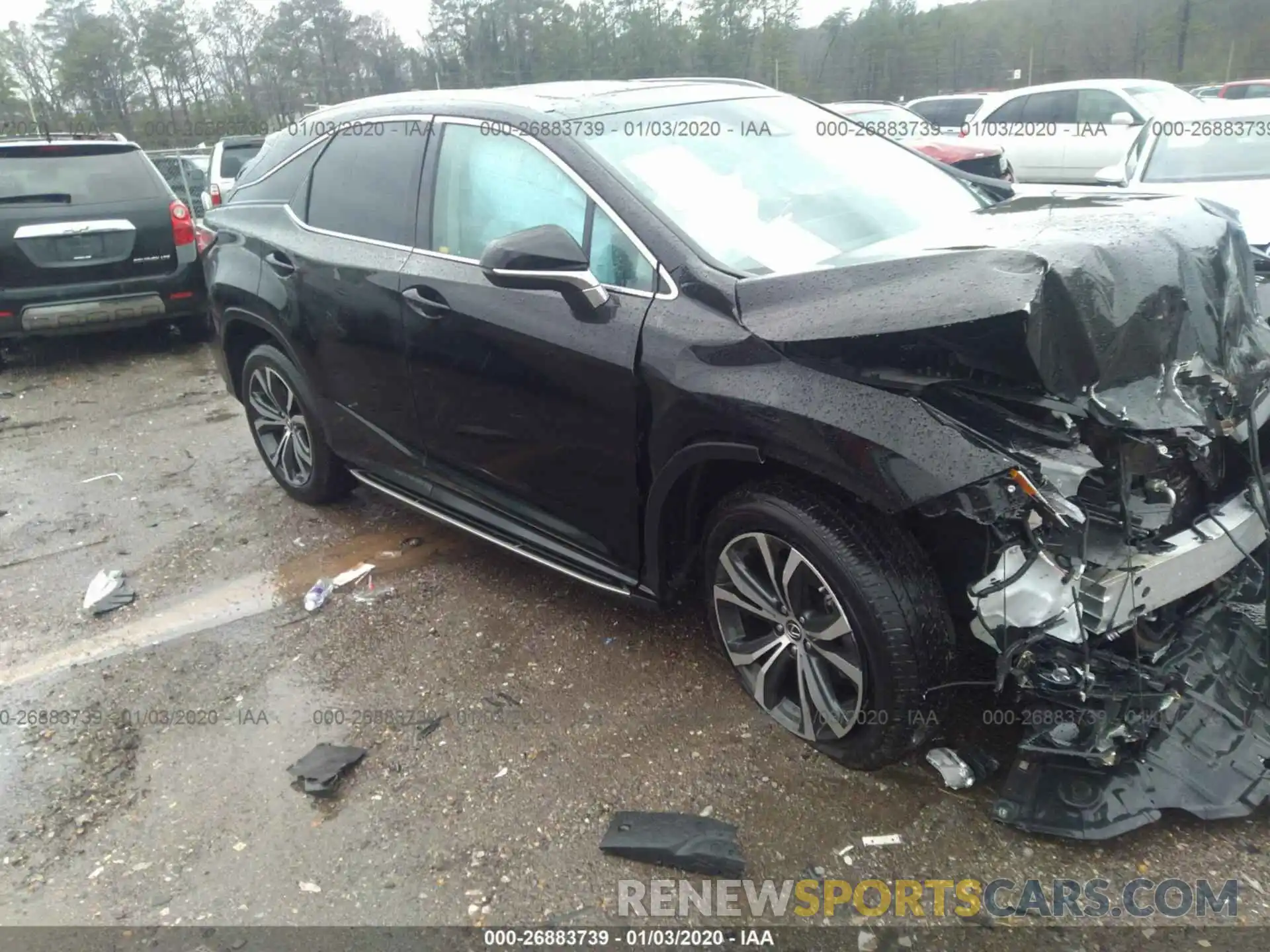 1 Photograph of a damaged car 2T2ZZMCAXKC118747 LEXUS RX 2019